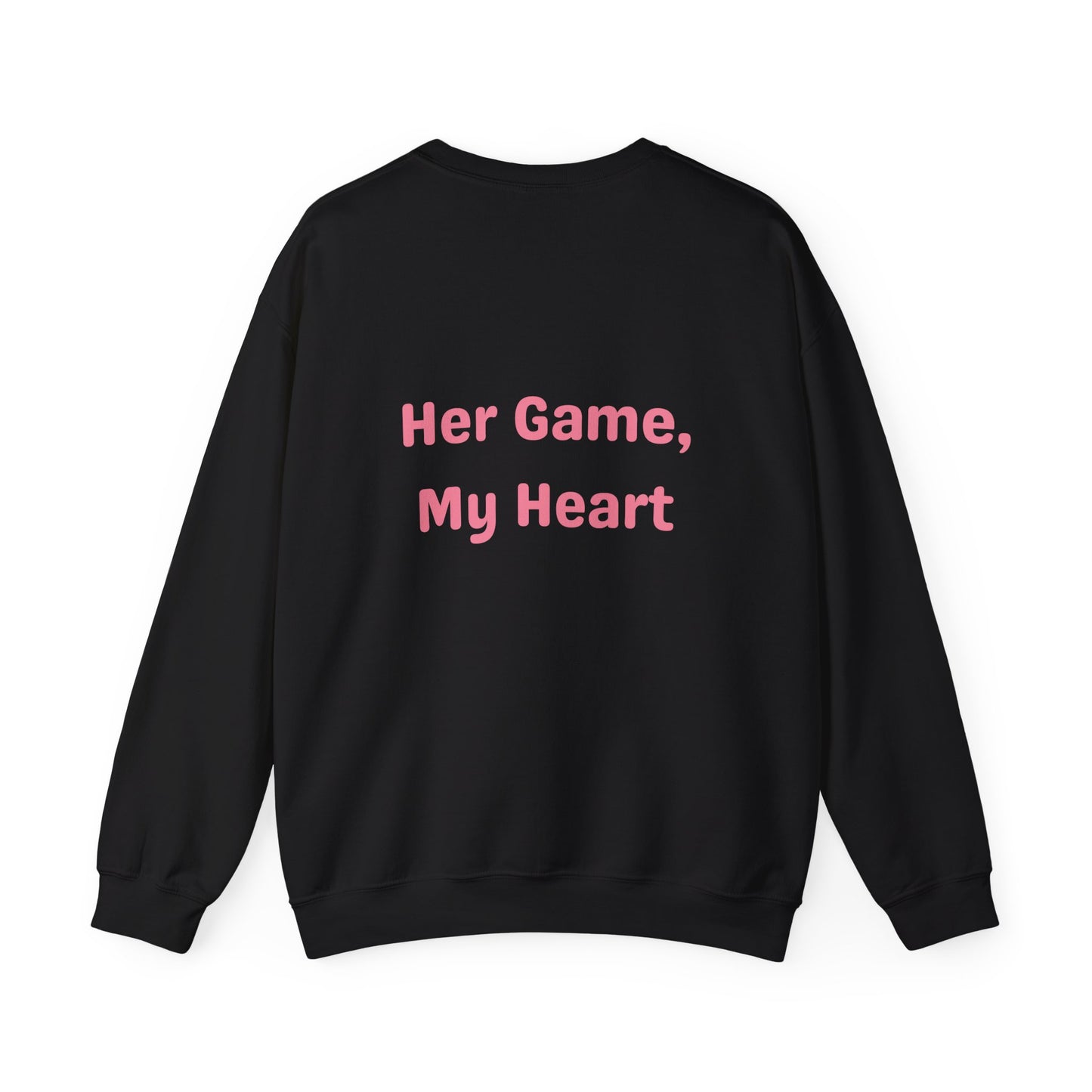 Her Game, My Heart Crewneck | Unisex Heavy Blend™ Crewneck Sweatshirt