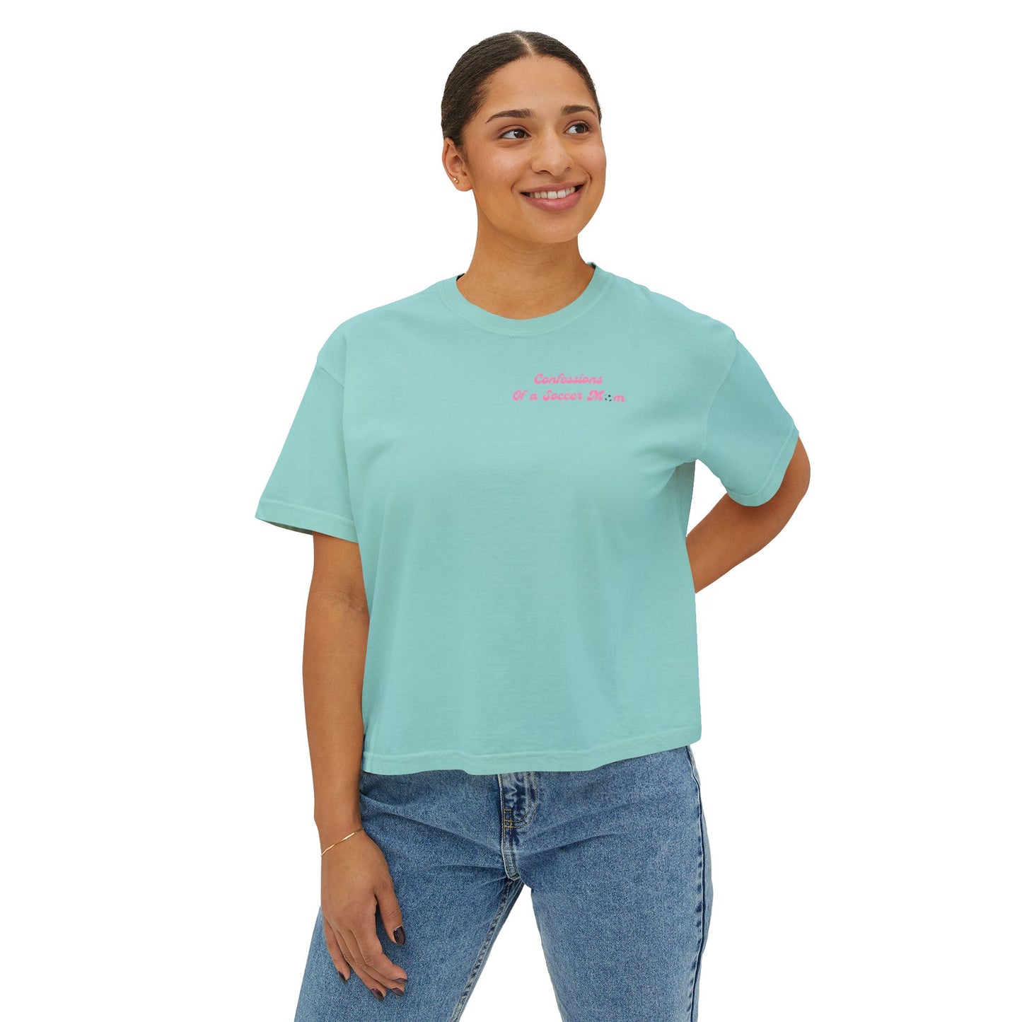 She Believed in Them First Cropped Tee | Comfort Colors Boxy Tee