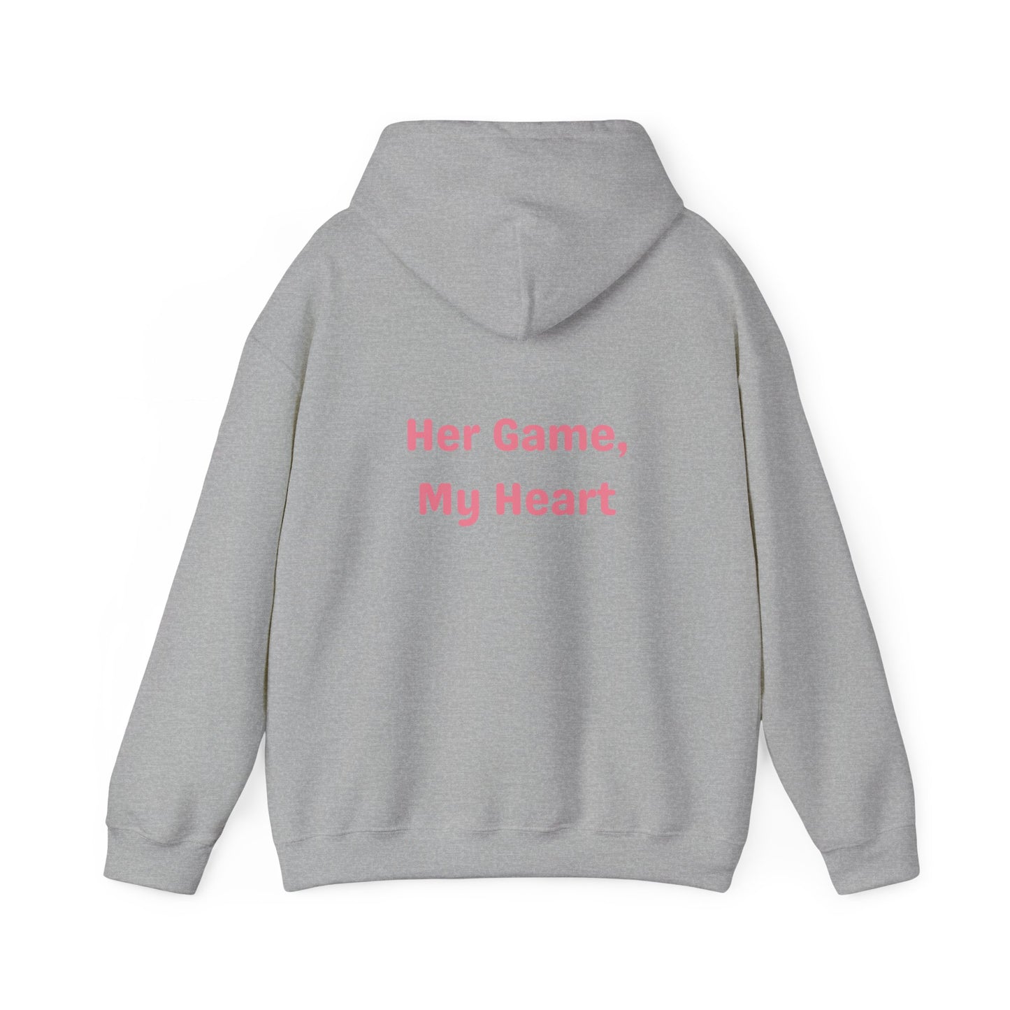 Her Game, My Heart Hoodie | Unisex Heavy Blend™ Hooded Sweatshirt