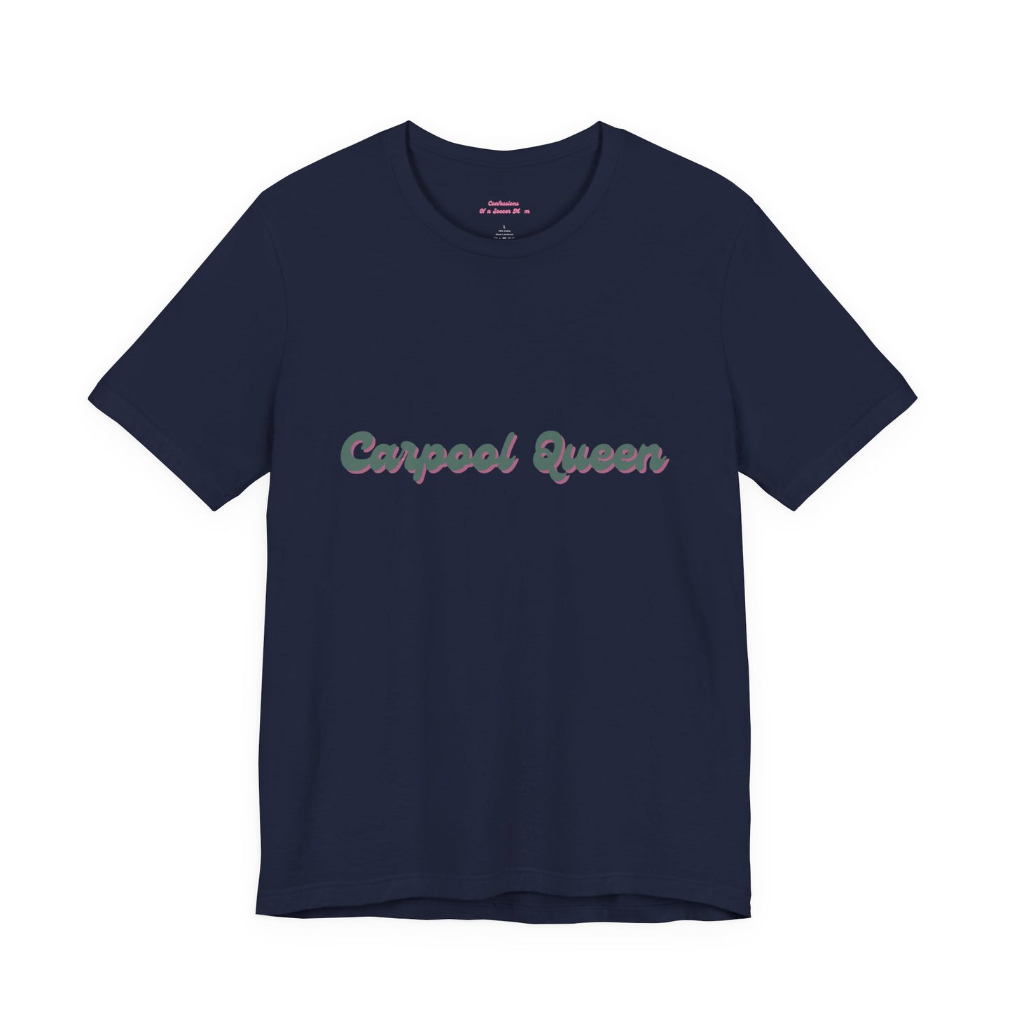 Carpool Queen Green Design | Unisex Jersey Short Sleeve Tee