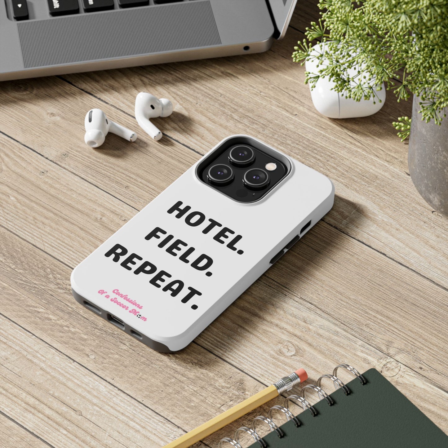 Hotel. Field. Repeat Phone Case