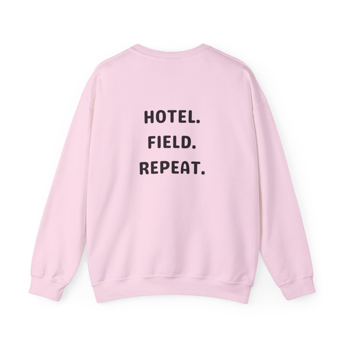 Hotel. Field. Repeat. Crewneck | Unisex Heavy Blend™ Crewneck Sweatshirt