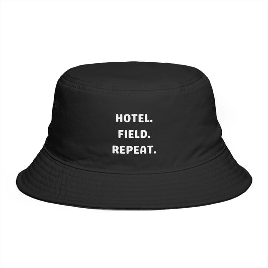 Hotel. Field. Repeat. | Bucket Hat