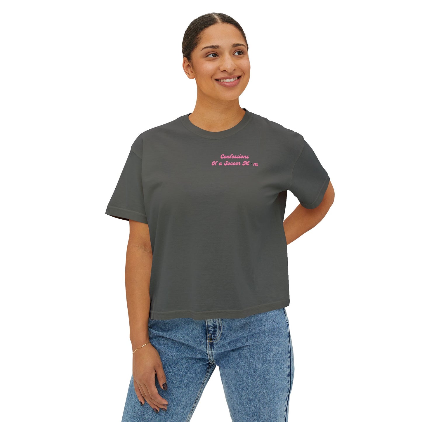 She Believed in Them First Cropped Tee | Comfort Colors Boxy Tee
