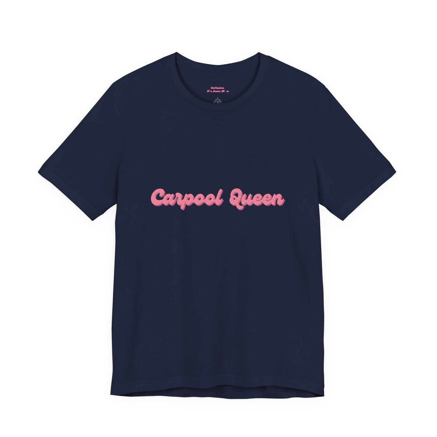 Carpool Queen Pink Design | Unisex Jersey Short Sleeve Tee