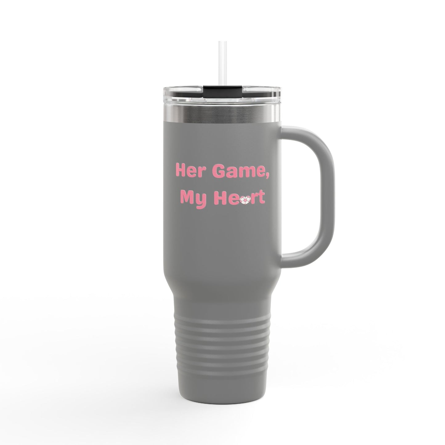 Her Game, My Heart Tumbler | 40oz Insulated Tumbler