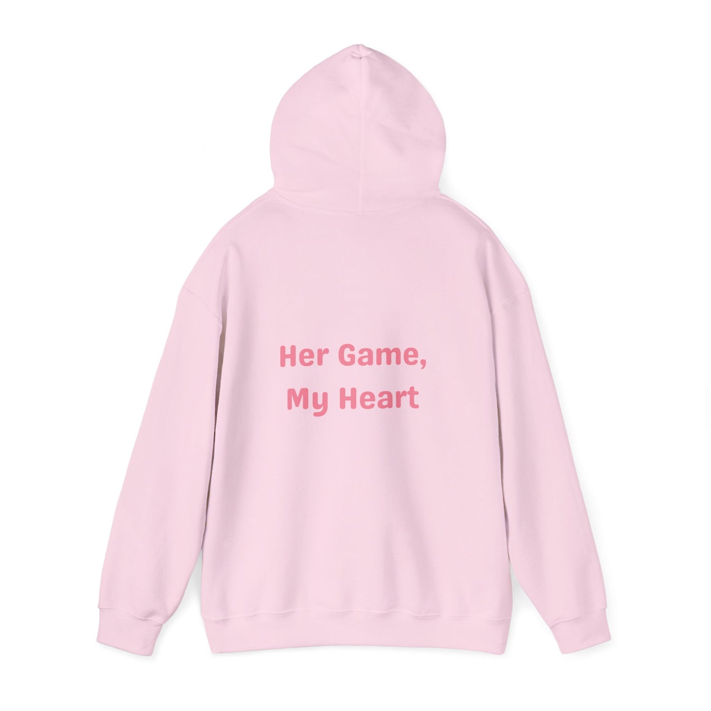 Her Game, My Heart Hoodie | Unisex Heavy Blend™ Hooded Sweatshirt