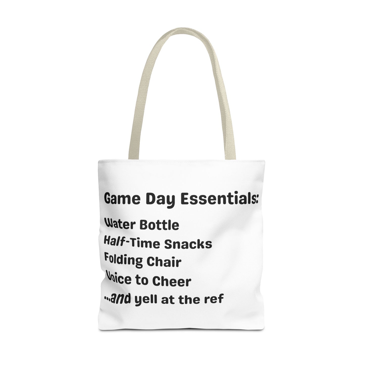 Game Day Essentials Tote Bag