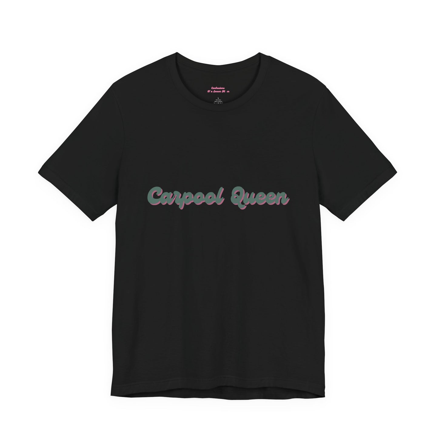 Carpool Queen Green Design | Unisex Jersey Short Sleeve Tee