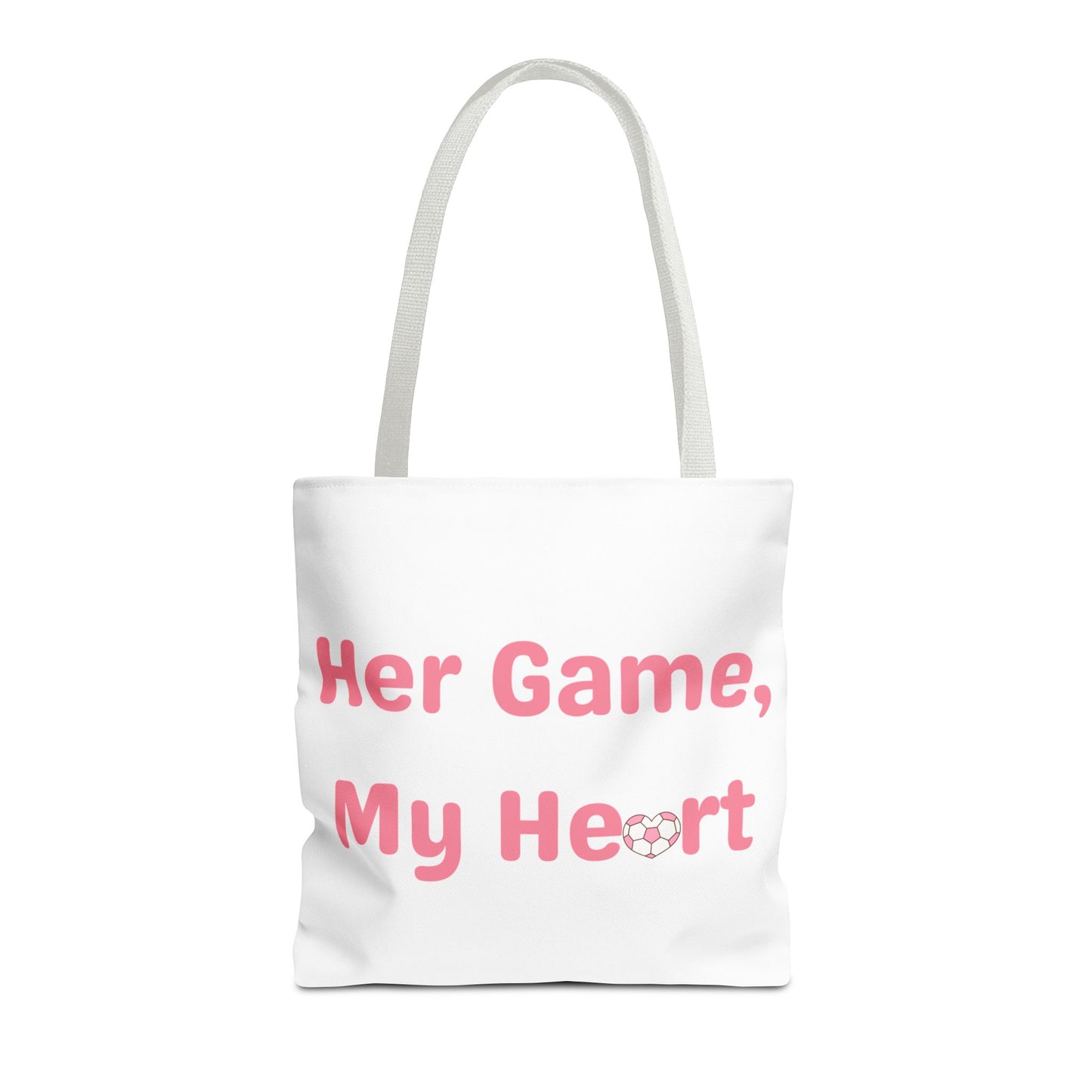 Her Game, My Heart Tote Bag