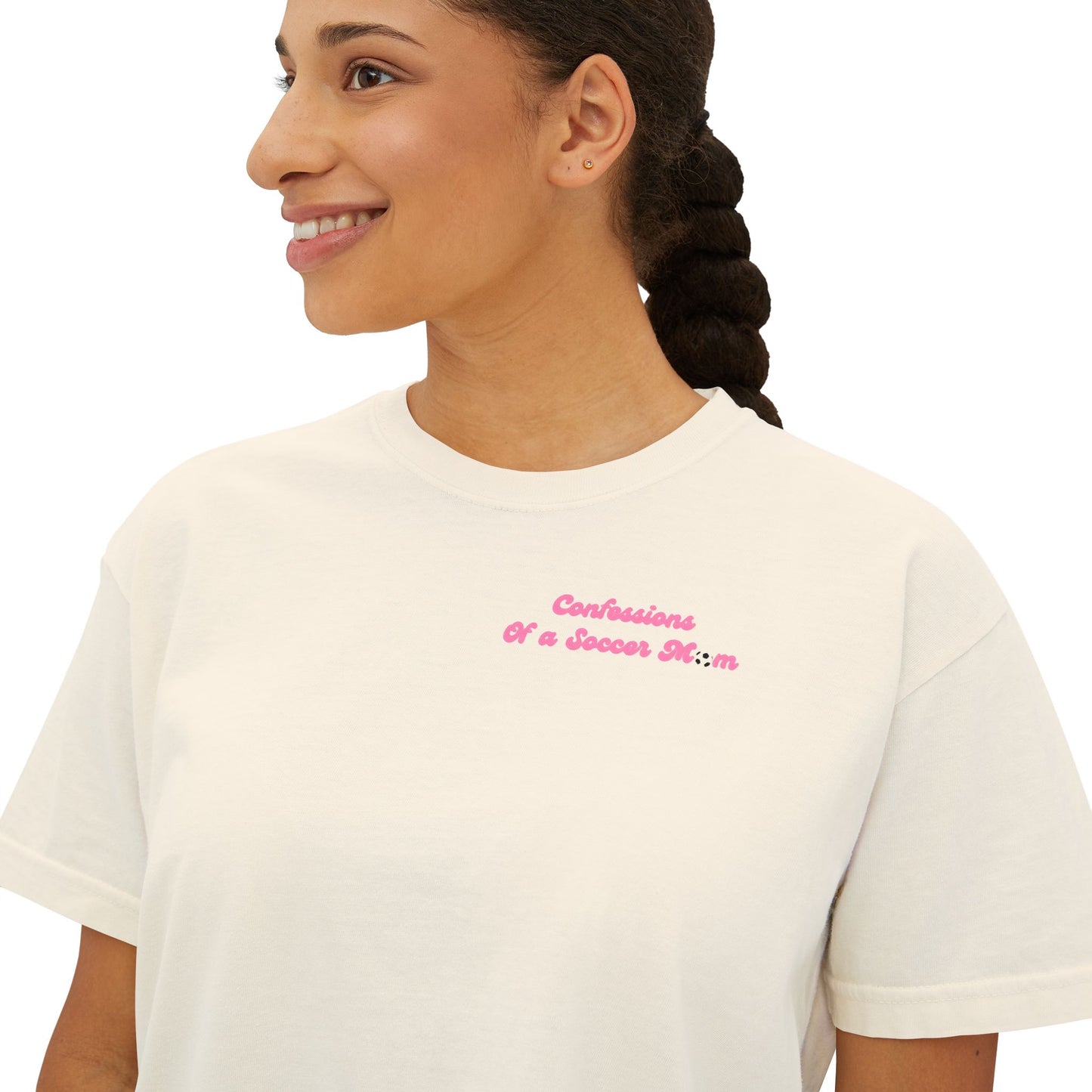 She Believed in Them First Cropped Tee | Comfort Colors Boxy Tee