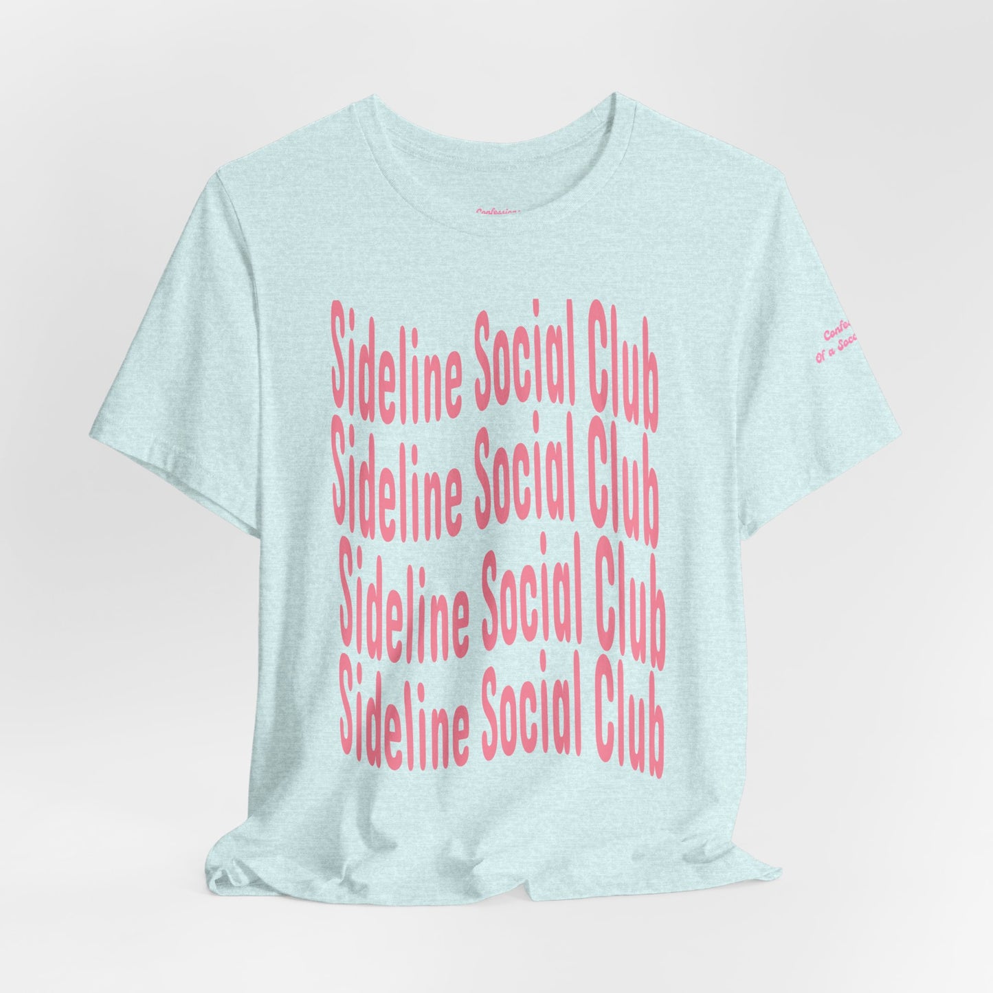 Sideline Social Club T Shirt | Unisex Jersey Short Sleeve Tee