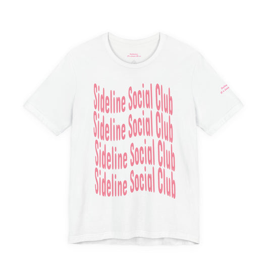 Sideline Social Club T Shirt | Unisex Jersey Short Sleeve Tee