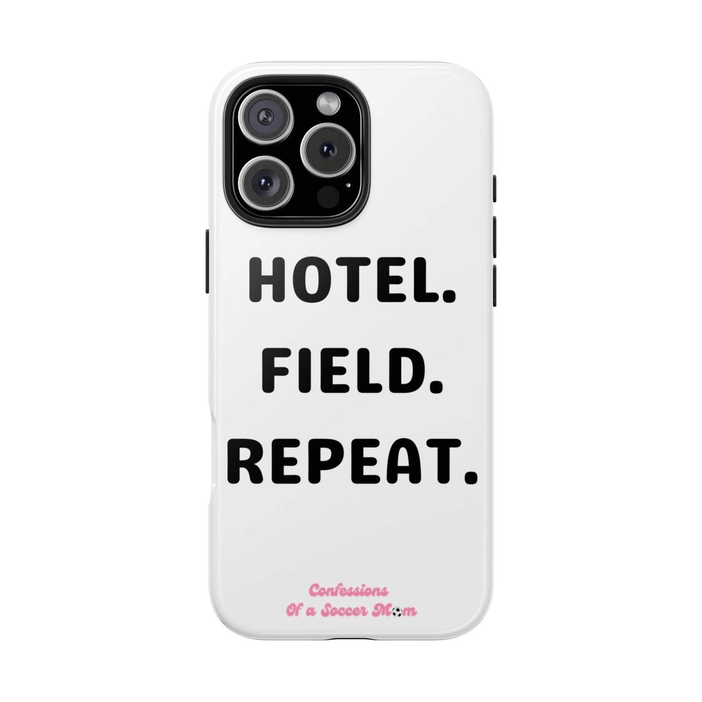 Hotel. Field. Repeat Phone Case