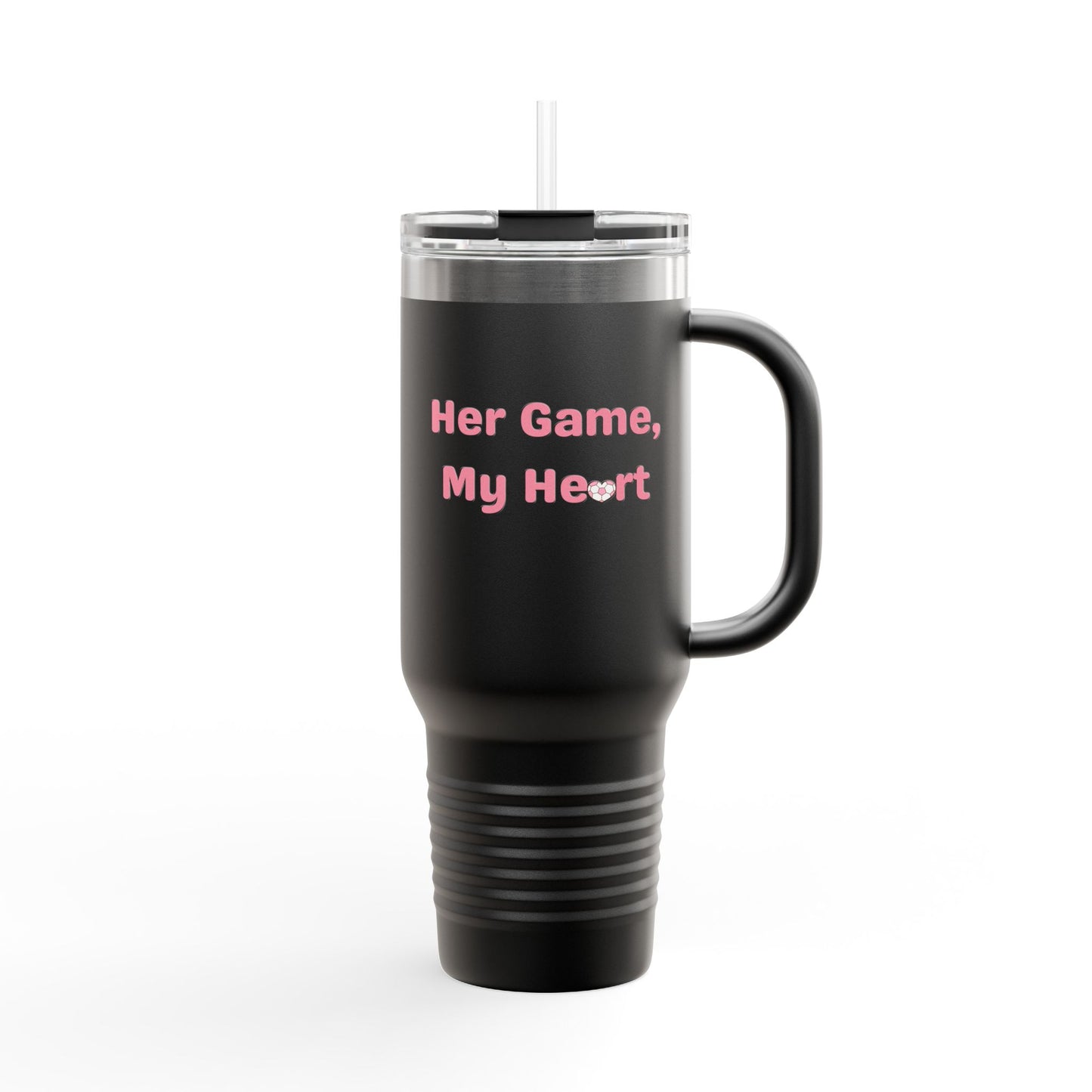Her Game, My Heart Tumbler | 40oz Insulated Tumbler