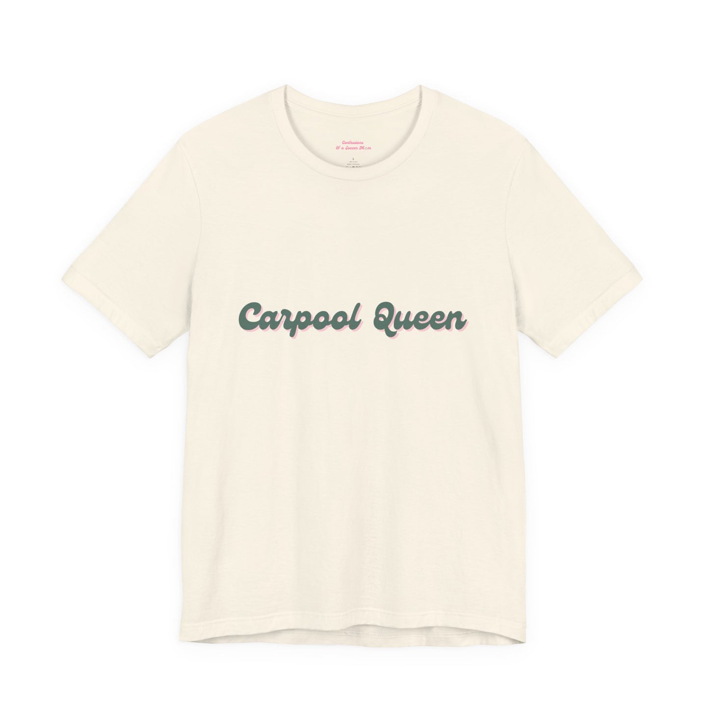 Carpool Queen Green Design | Unisex Jersey Short Sleeve Tee