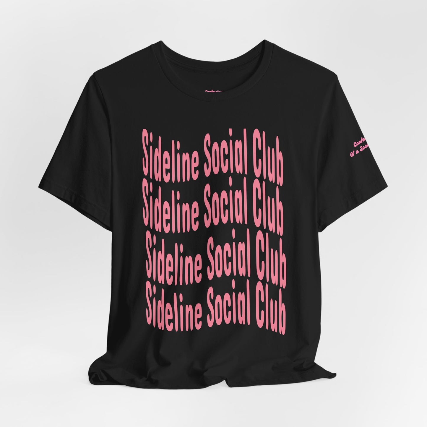 Sideline Social Club T Shirt | Unisex Jersey Short Sleeve Tee