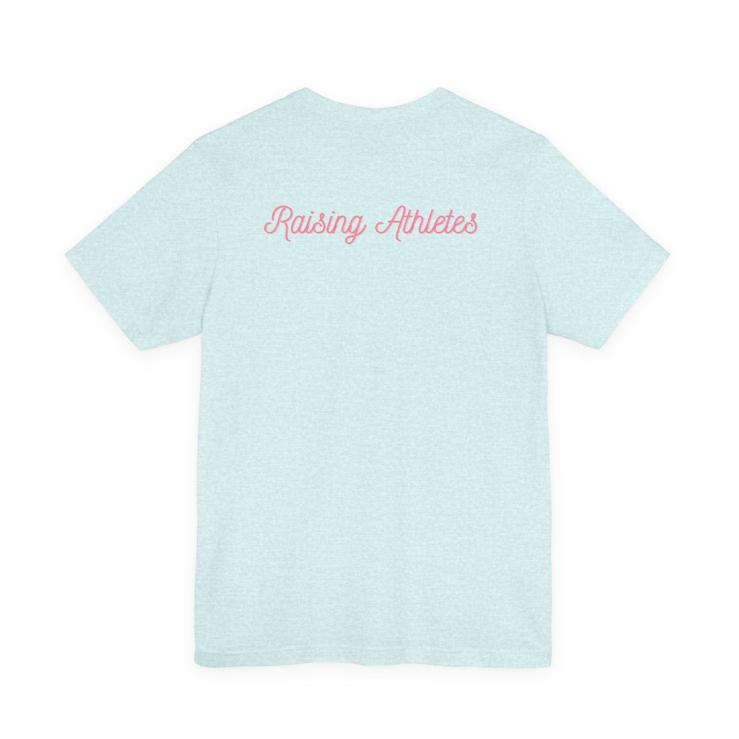 Raising Athletes T Shirt | Unisex Jersey Short Sleeve Tee