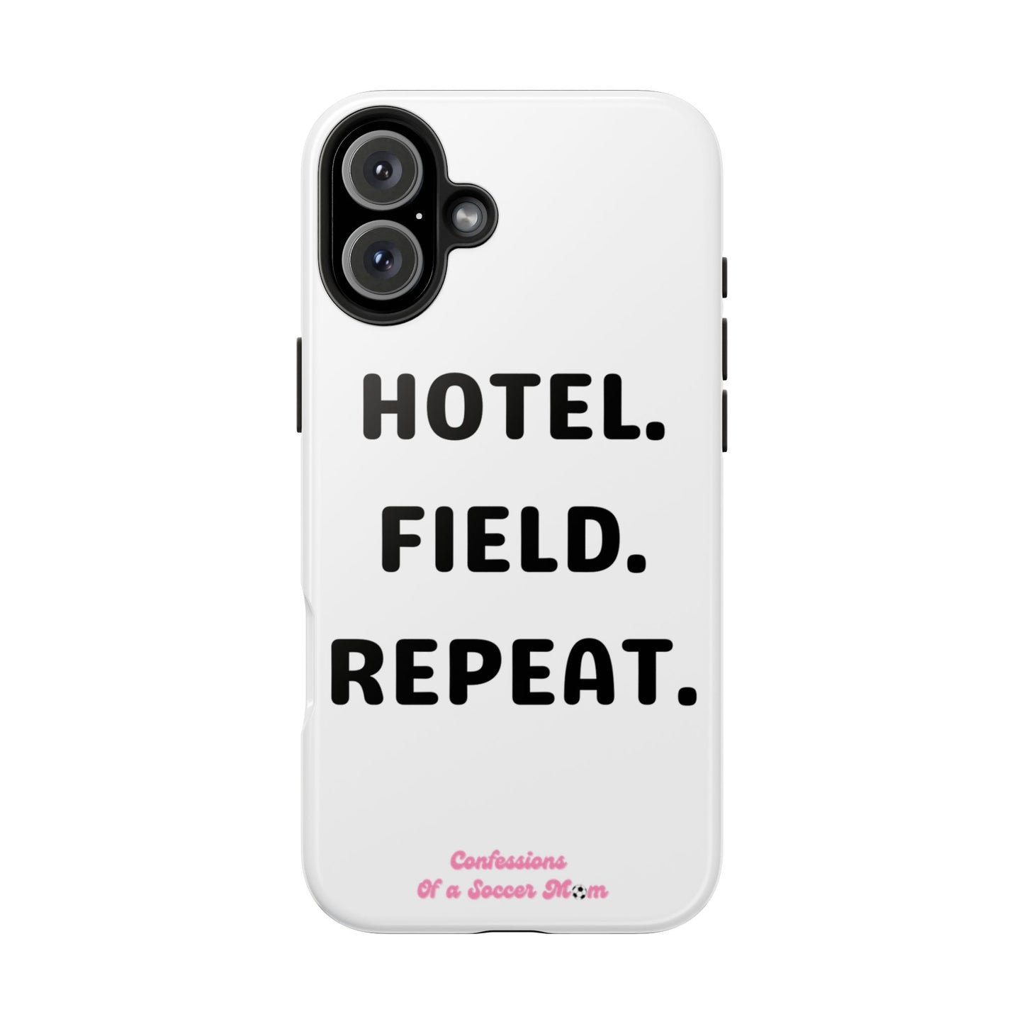 Hotel. Field. Repeat Phone Case