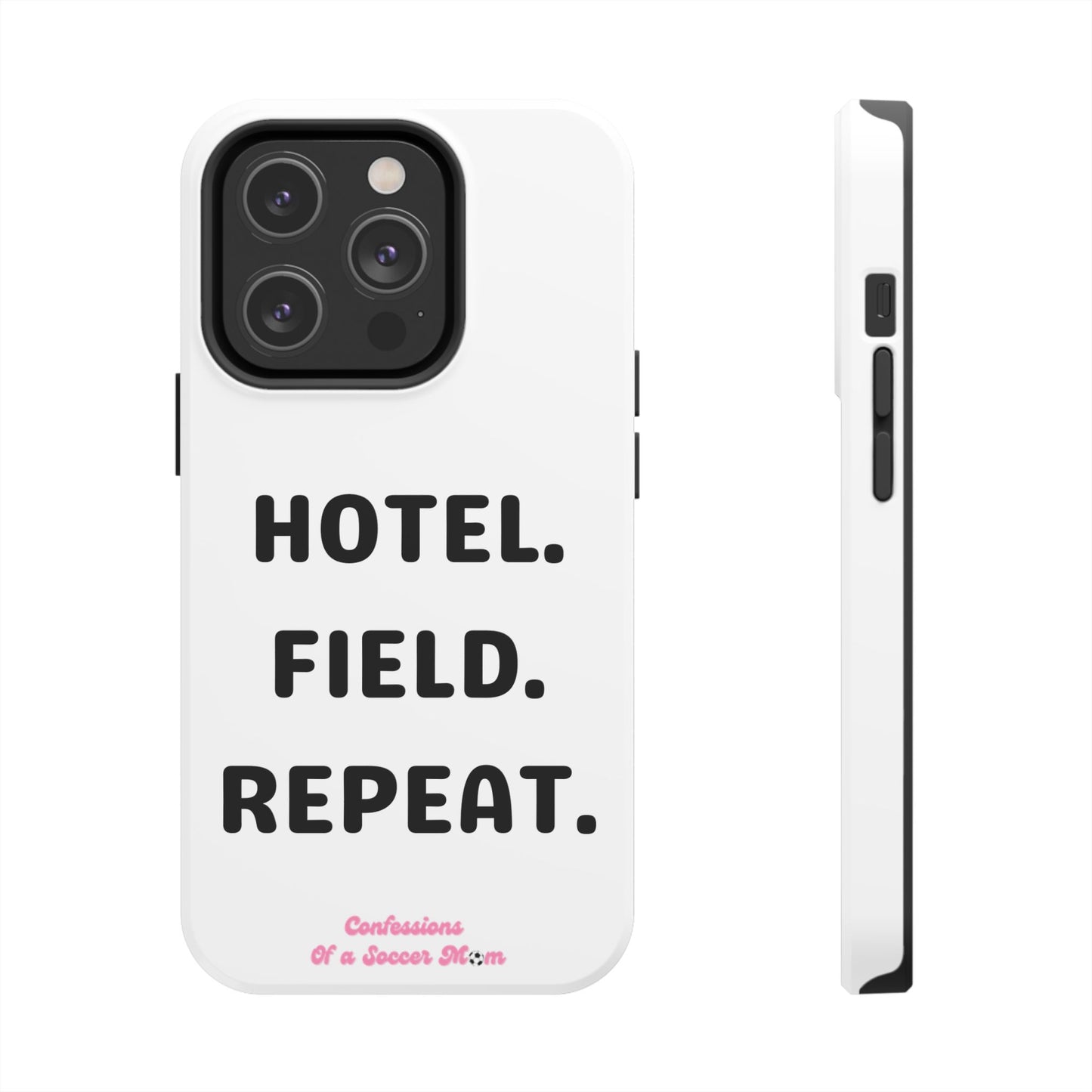 Hotel. Field. Repeat Phone Case
