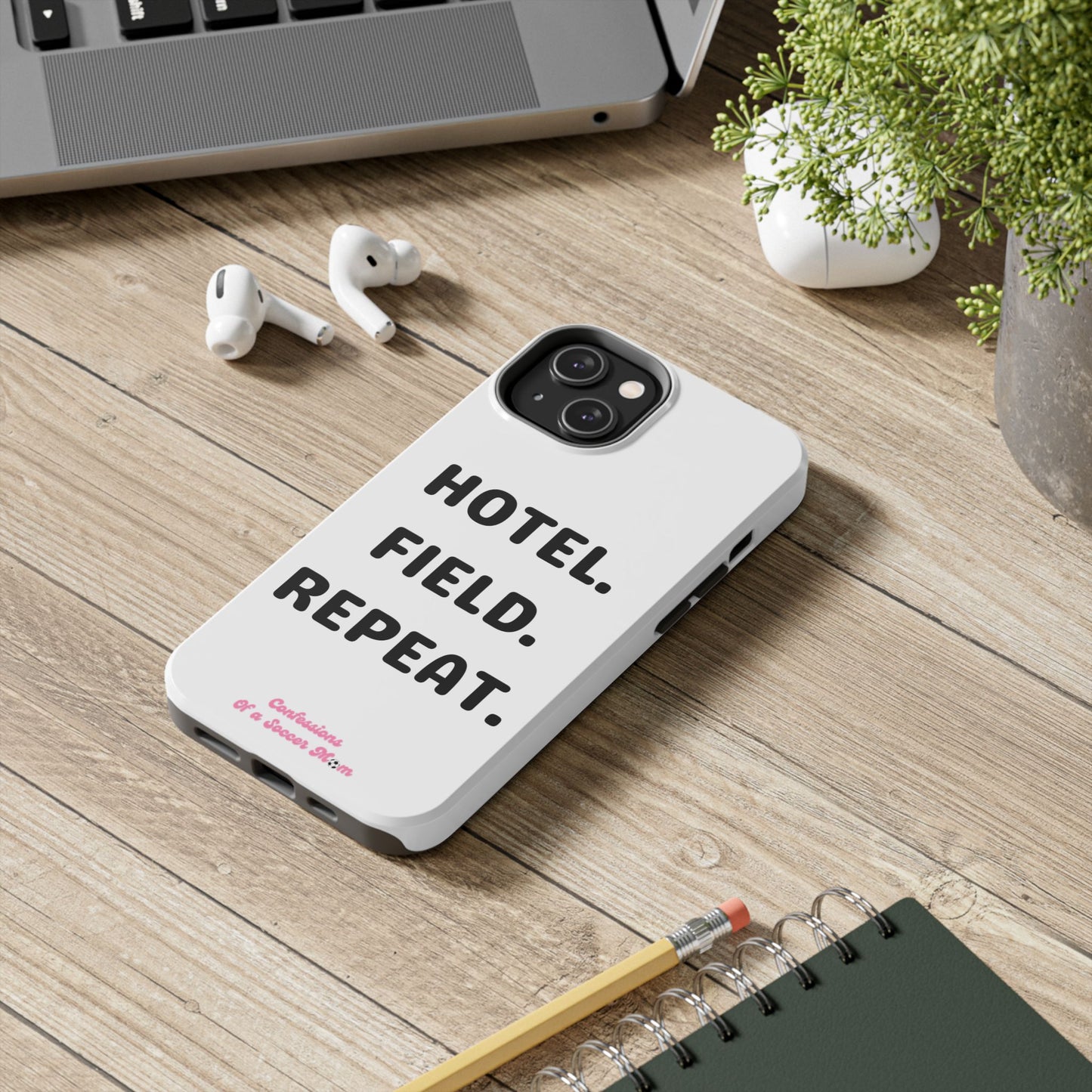 Hotel. Field. Repeat Phone Case