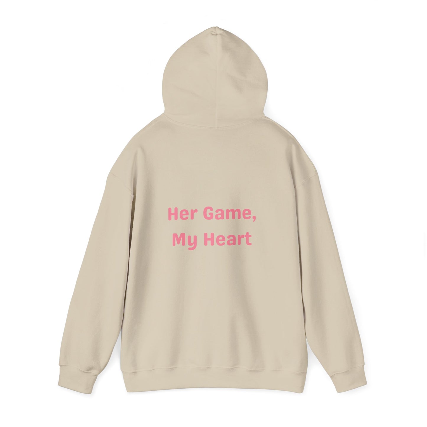 Her Game, My Heart Hoodie | Unisex Heavy Blend™ Hooded Sweatshirt