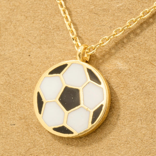 Game Day Soccer Ball Necklace