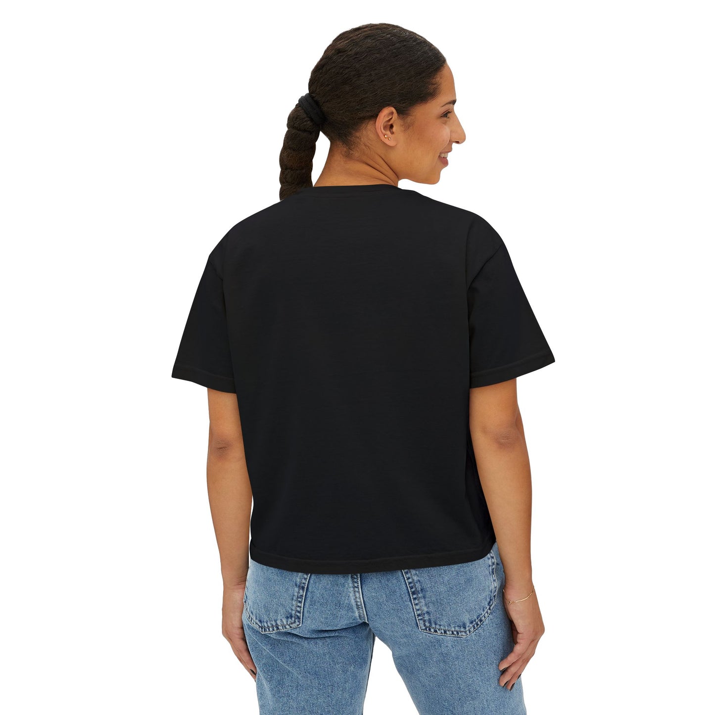 Carpool Queen Pink Design Cropped Tee | Comfort Colors Boxy Tee