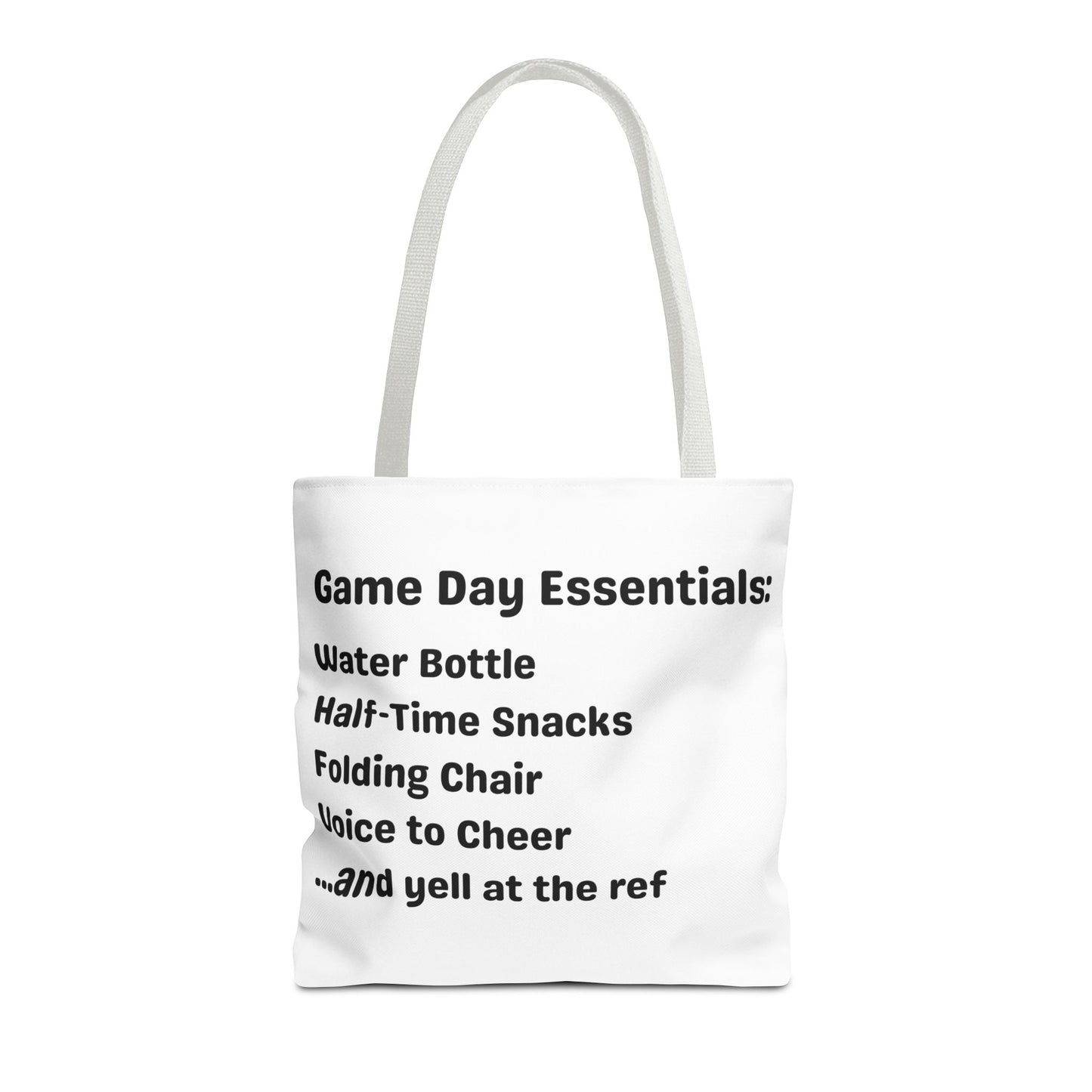 Game Day Essentials Tote Bag