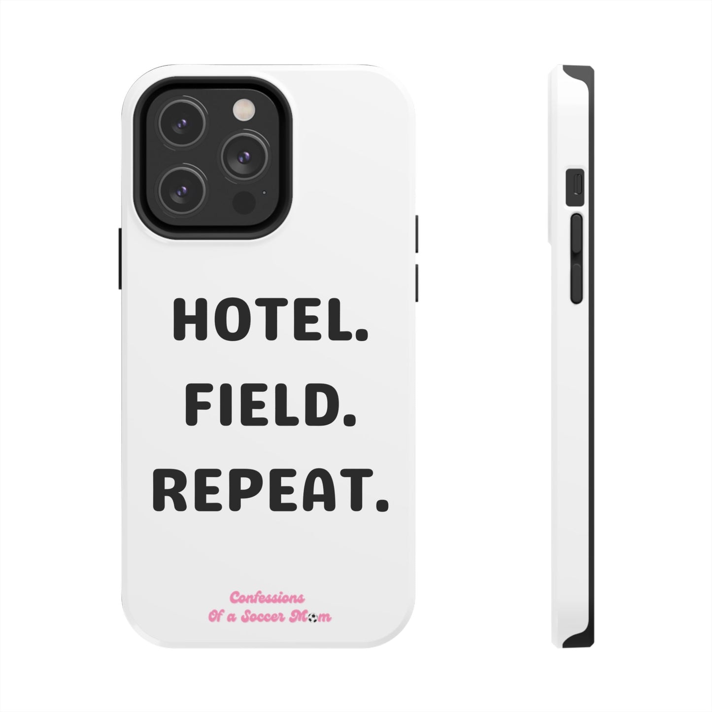 Hotel. Field. Repeat Phone Case