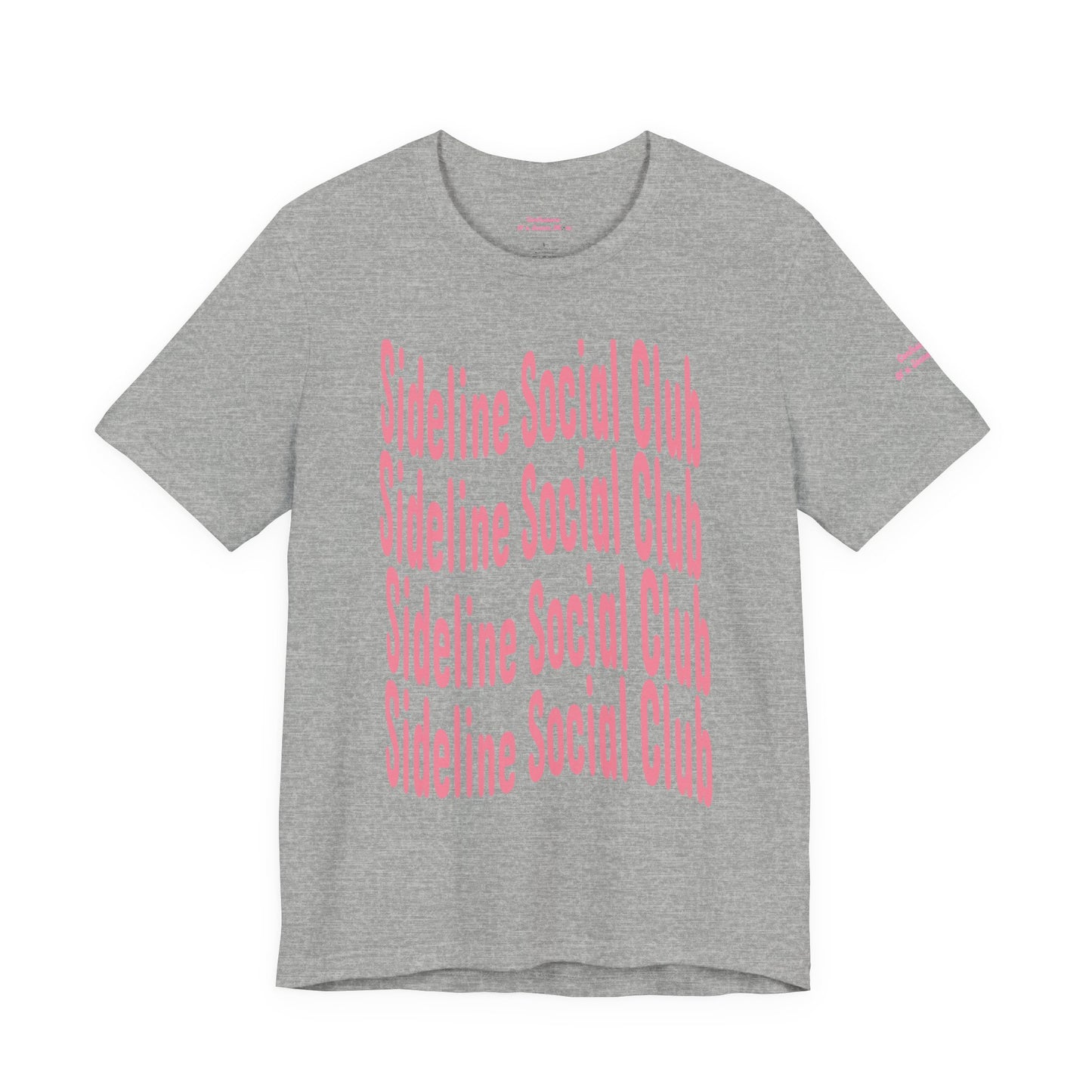 Sideline Social Club T Shirt | Unisex Jersey Short Sleeve Tee