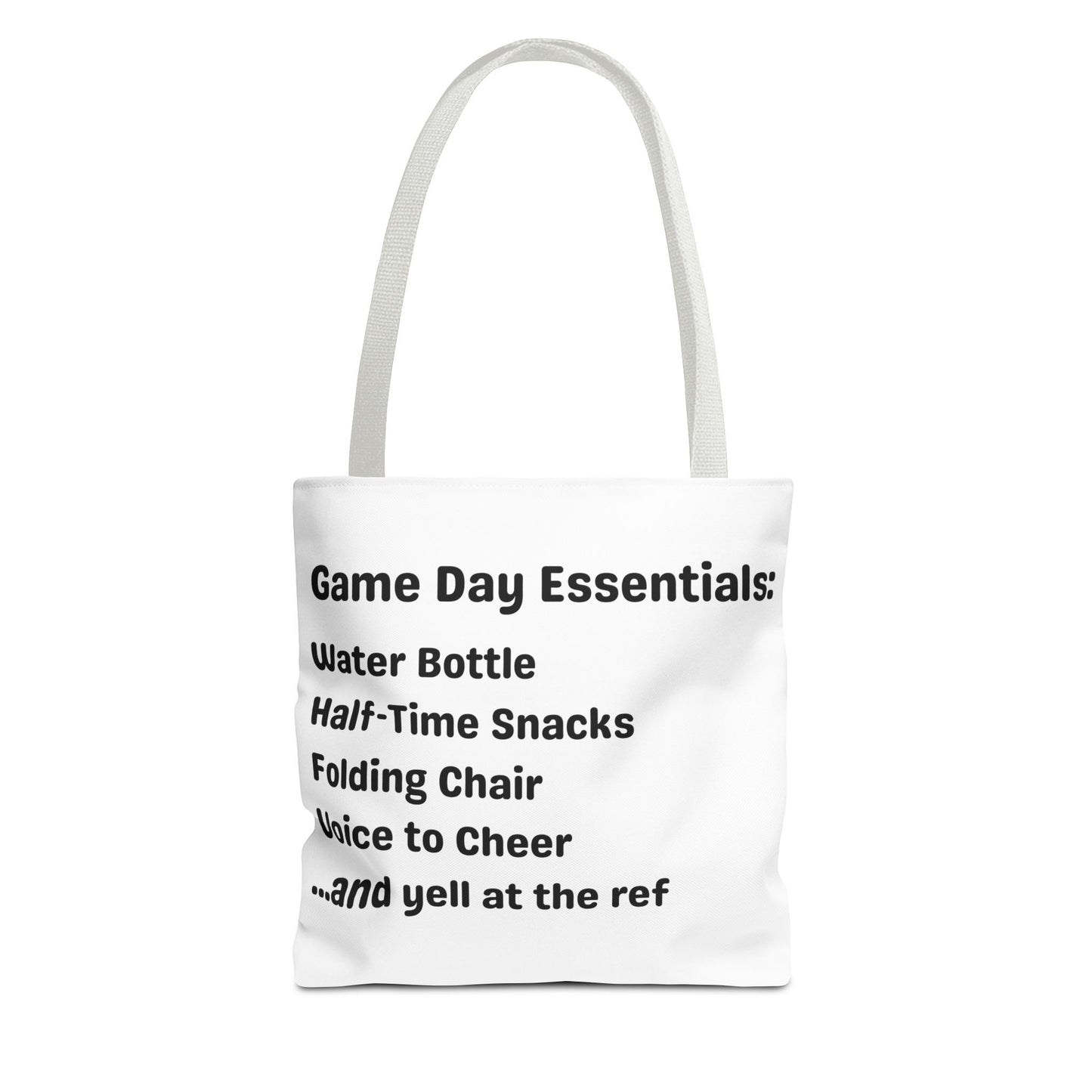 Game Day Essentials Tote Bag