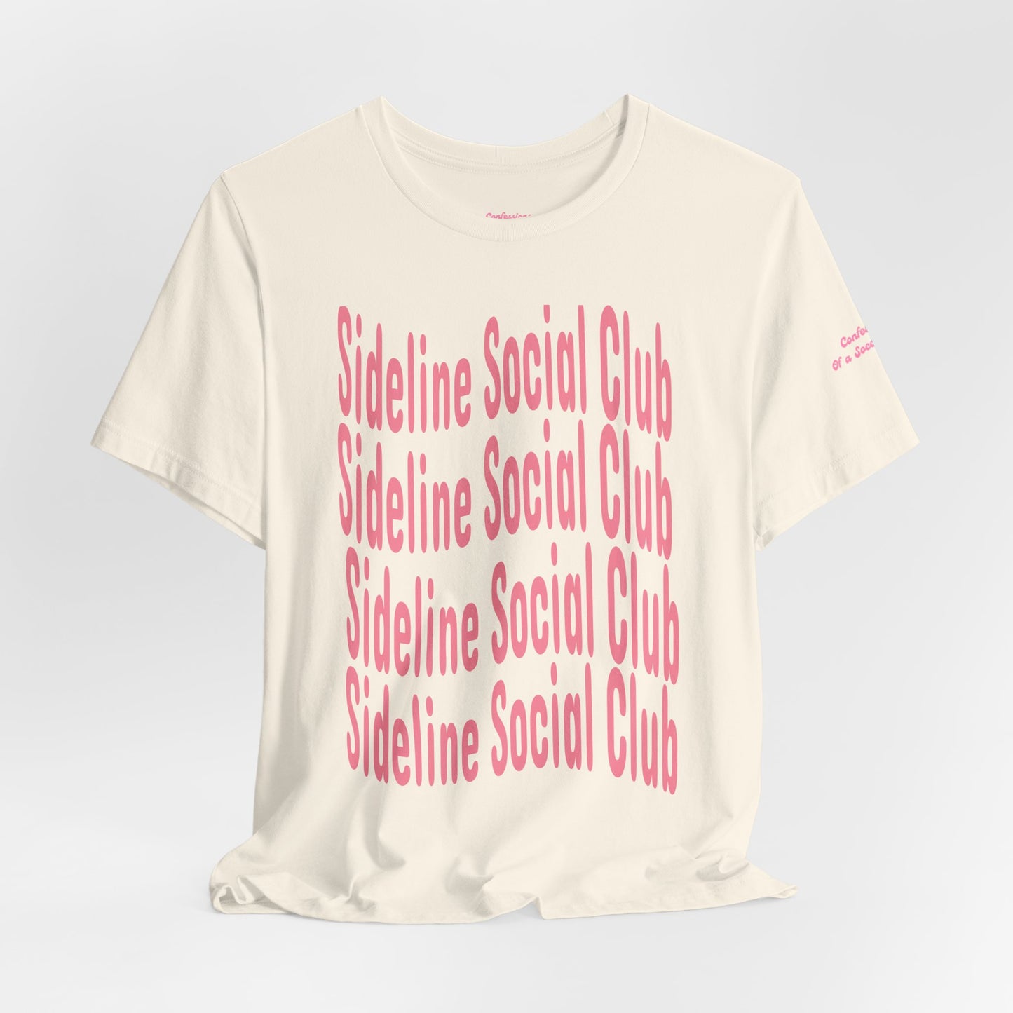 Sideline Social Club T Shirt | Unisex Jersey Short Sleeve Tee