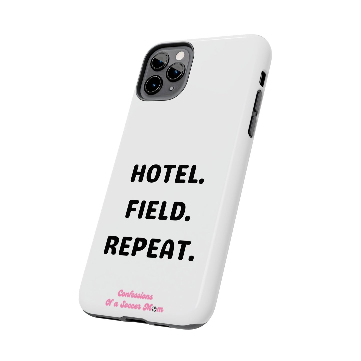 Hotel. Field. Repeat Phone Case