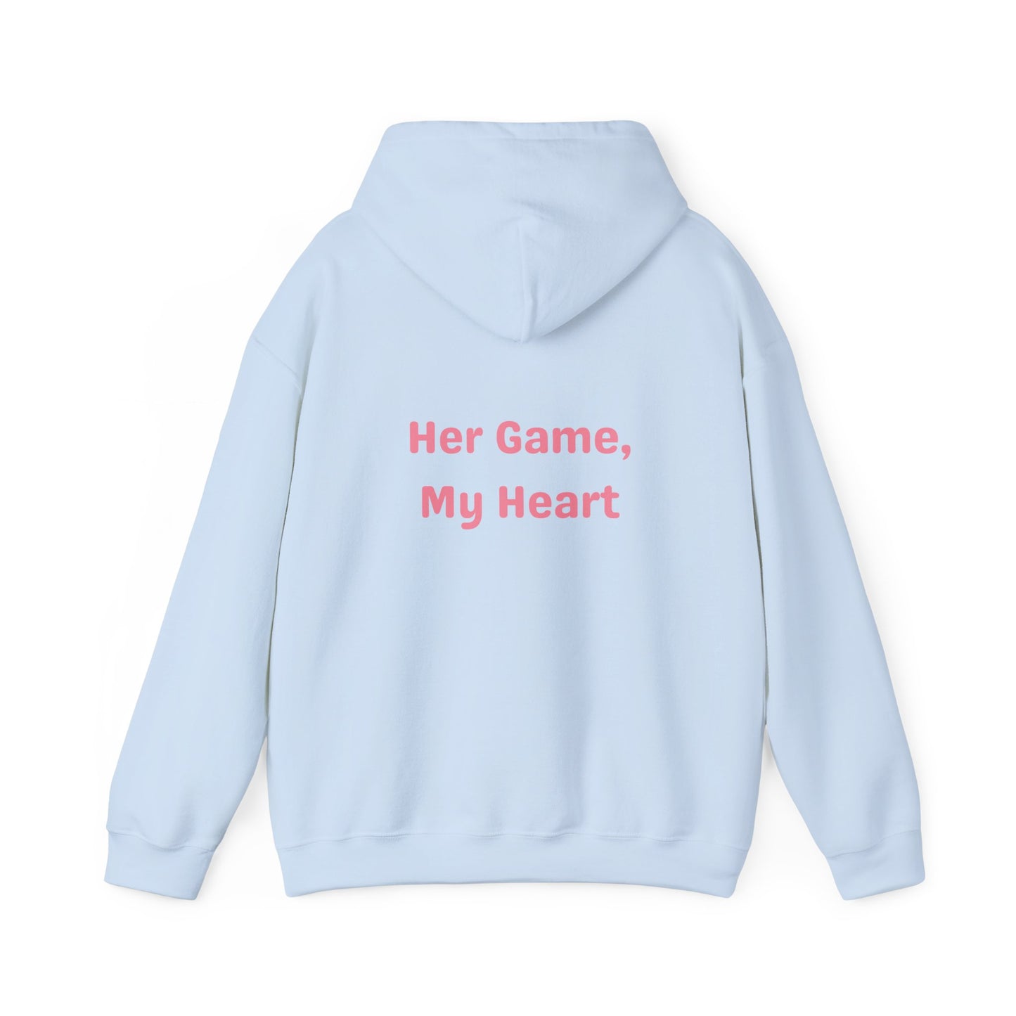 Her Game, My Heart Hoodie | Unisex Heavy Blend™ Hooded Sweatshirt