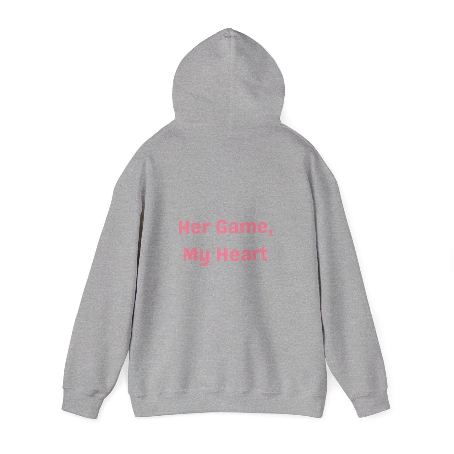 Her Game, My Heart Hoodie | Unisex Heavy Blend™ Hooded Sweatshirt