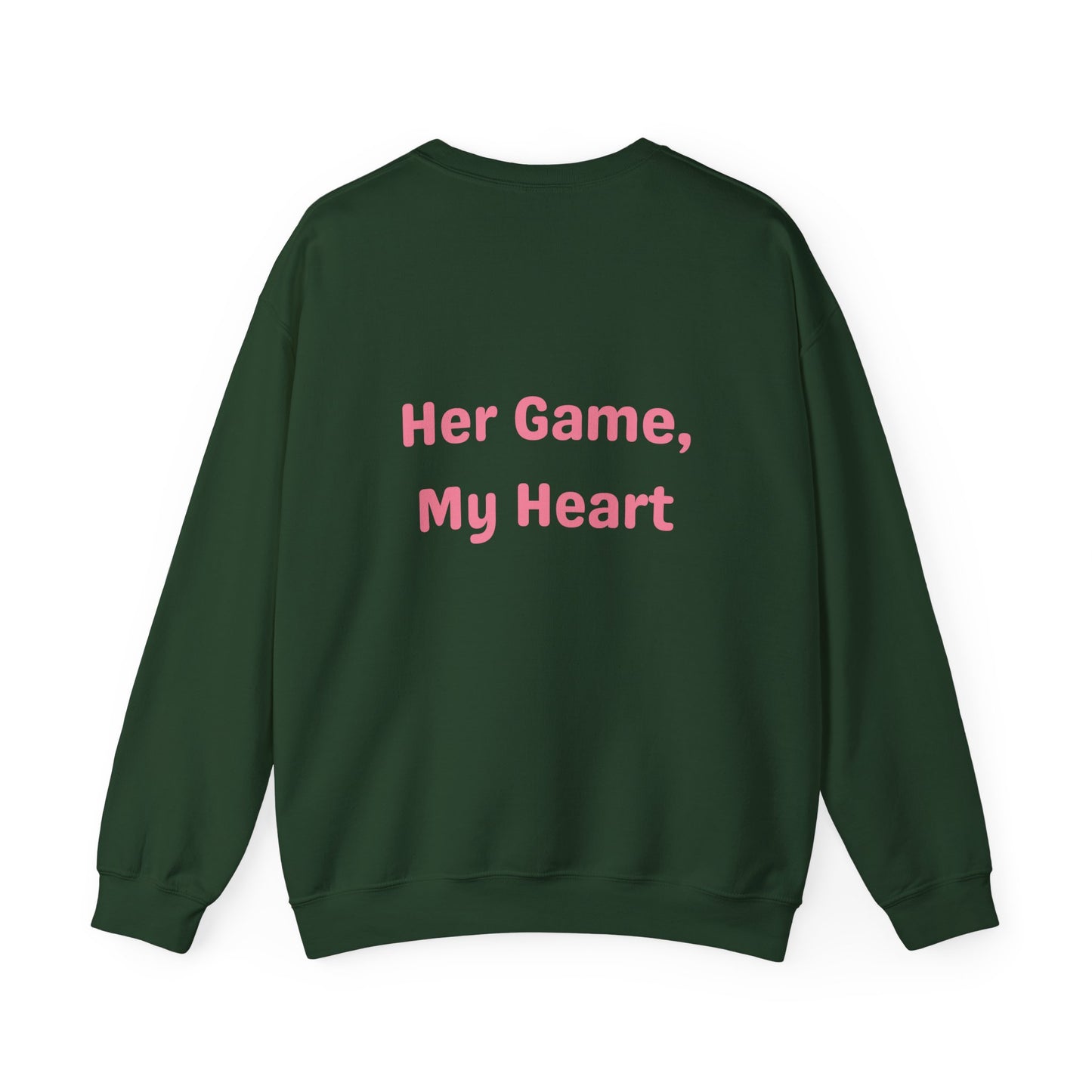 Her Game, My Heart Crewneck | Unisex Heavy Blend™ Crewneck Sweatshirt