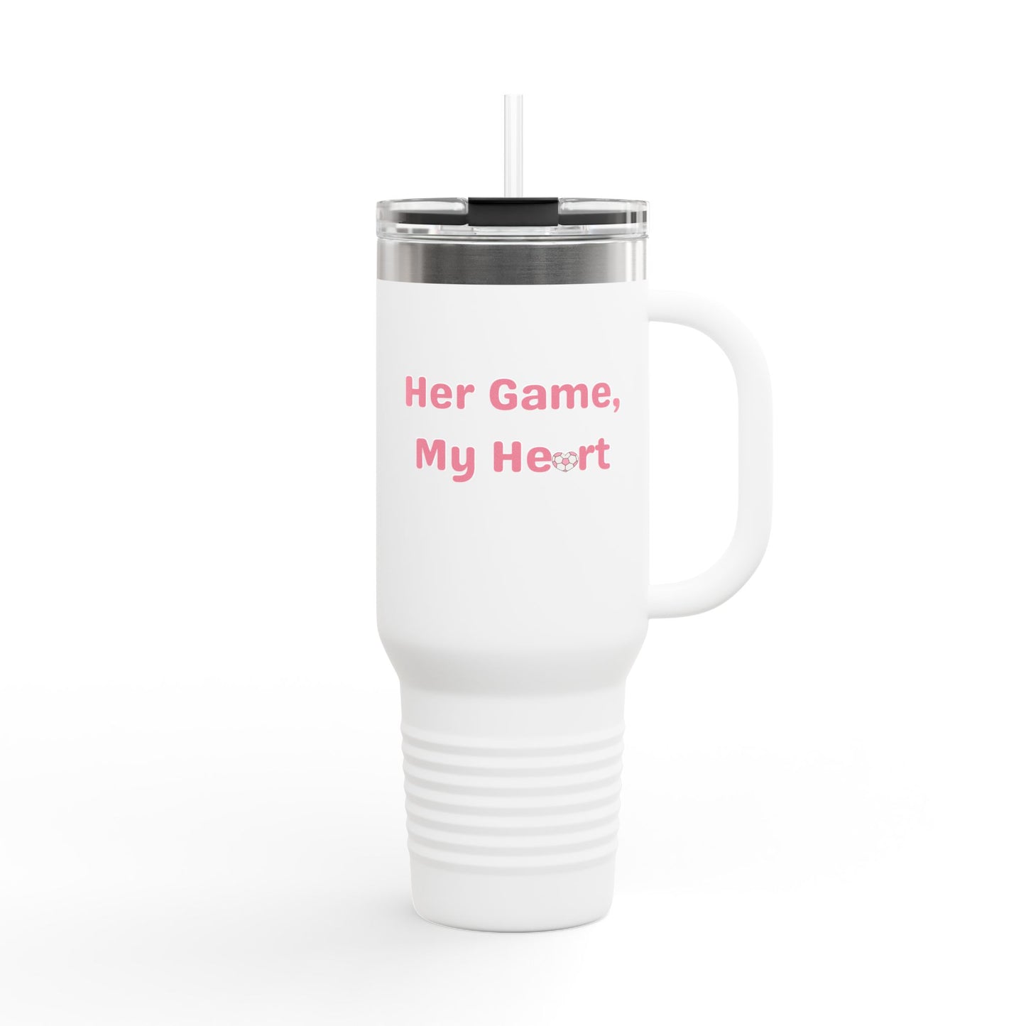 Her Game, My Heart Tumbler | 40oz Insulated Tumbler
