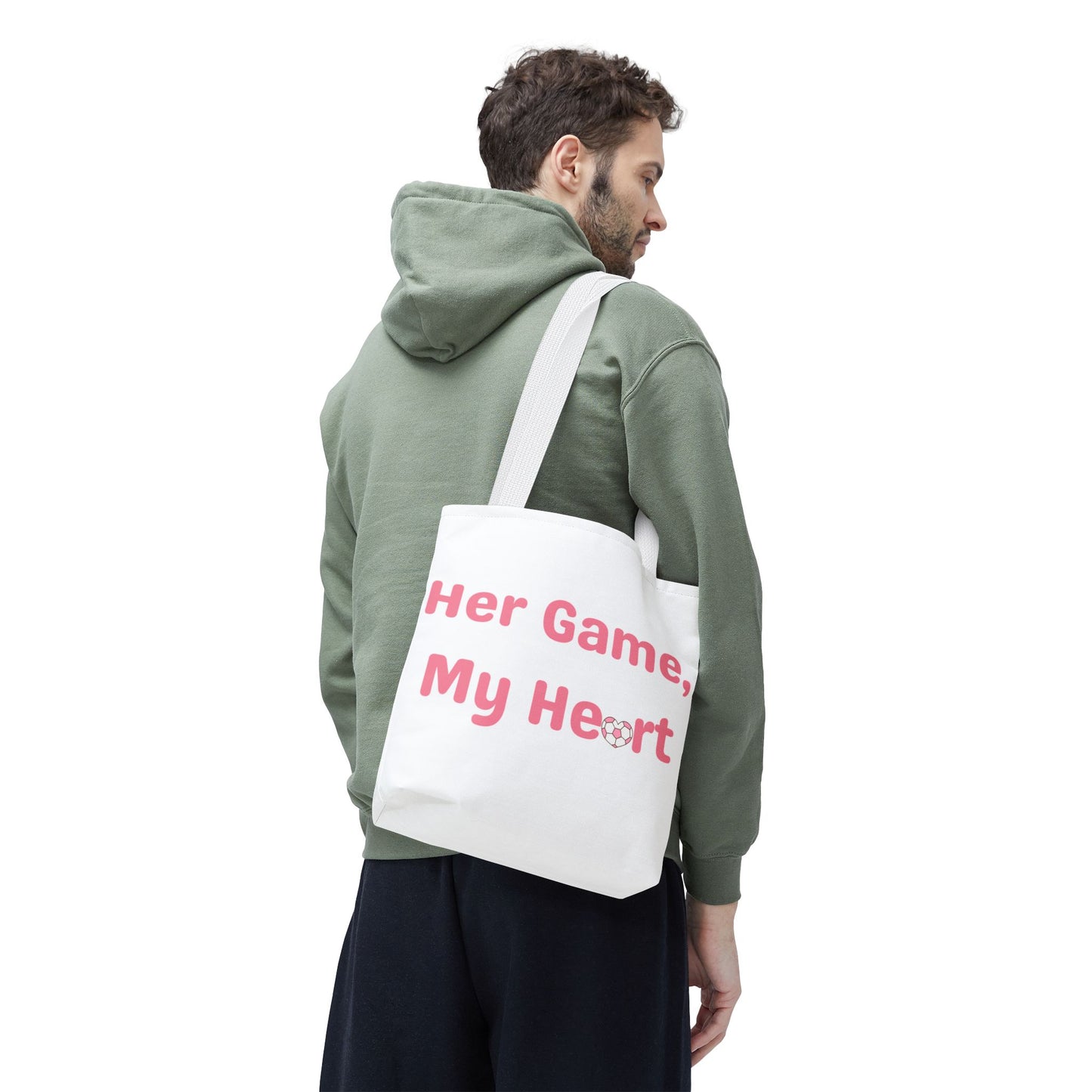 Her Game, My Heart Tote Bag