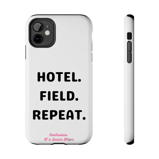 Hotel. Field. Repeat Phone Case
