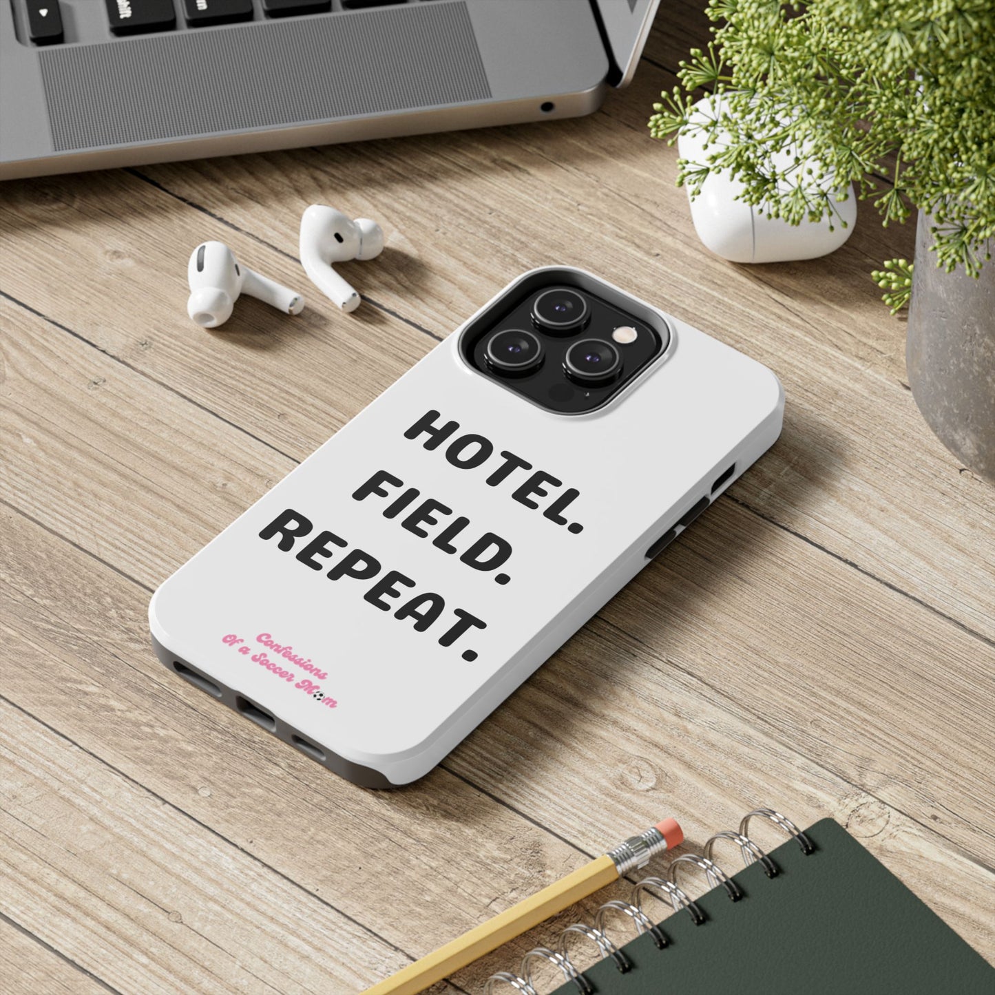 Hotel. Field. Repeat Phone Case
