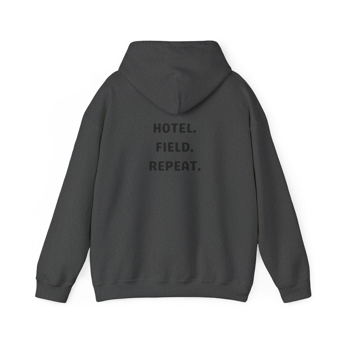 Hotel. Field. Repeat. Hoodie | Unisex Heavy Blend™ Hooded Sweatshirt
