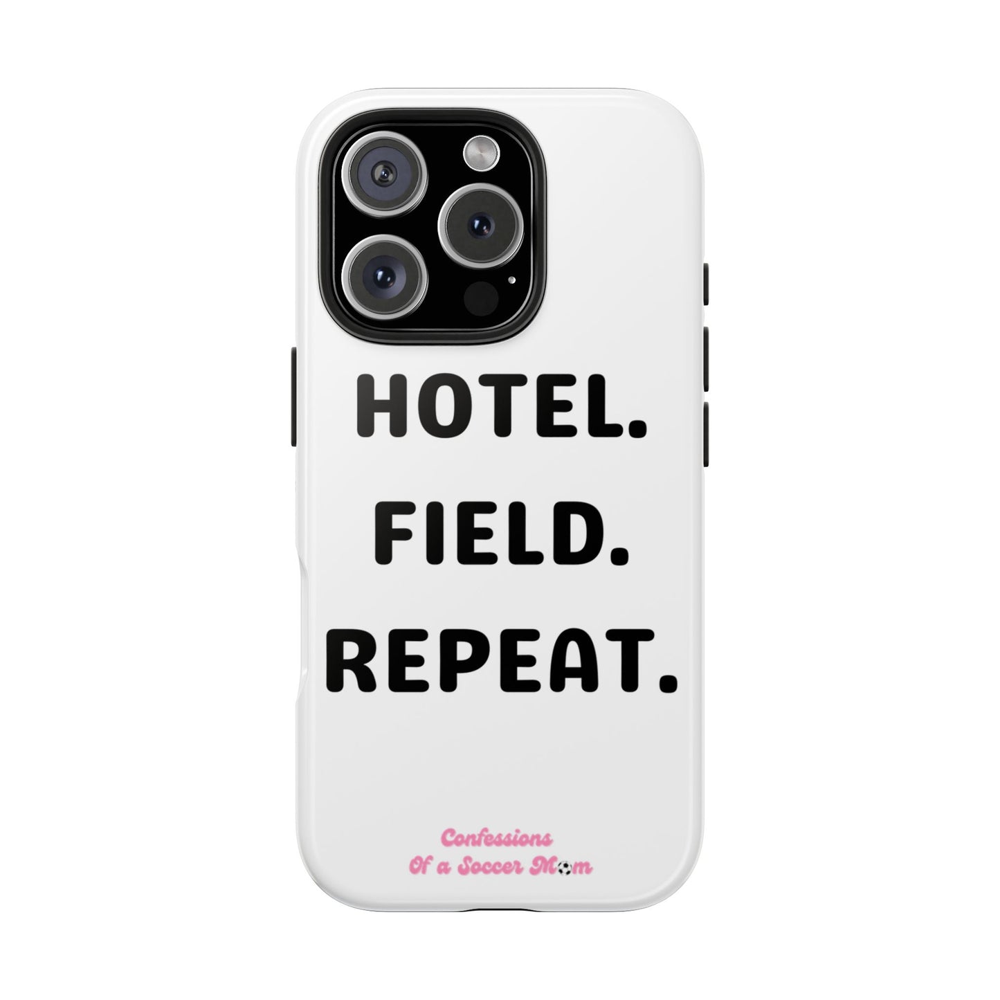 Hotel. Field. Repeat Phone Case