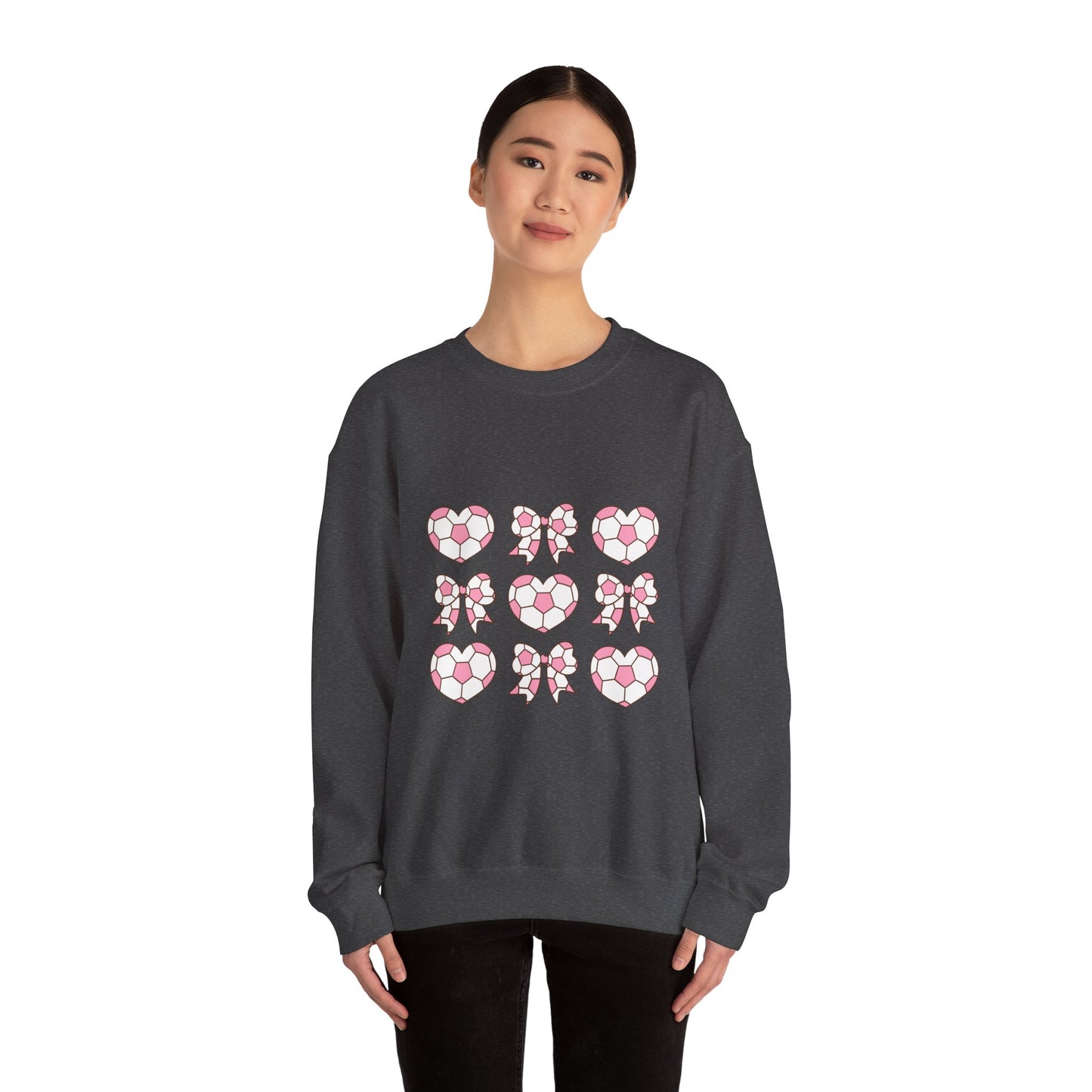 Her Game, My Heart Crewneck | Unisex Heavy Blend™ Crewneck Sweatshirt
