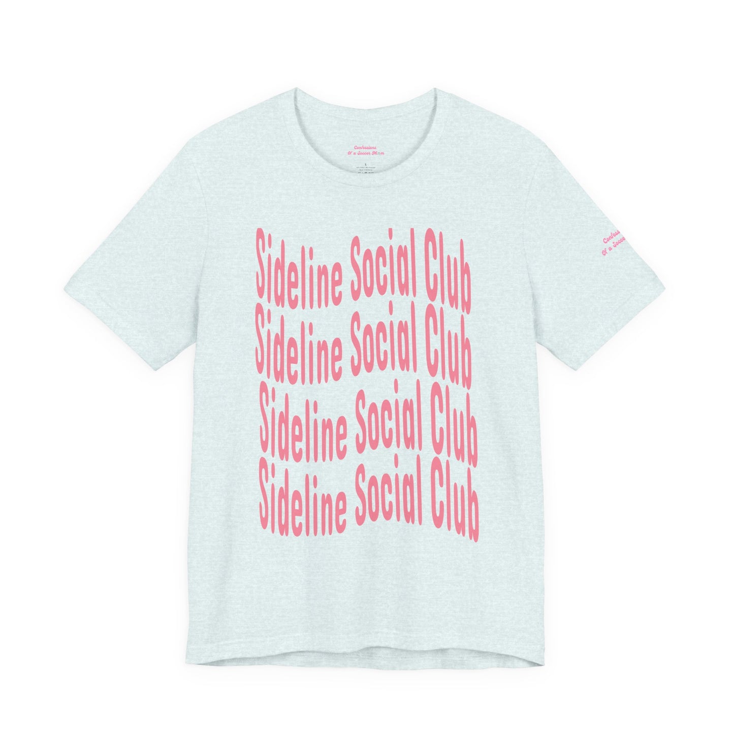 Sideline Social Club T Shirt | Unisex Jersey Short Sleeve Tee