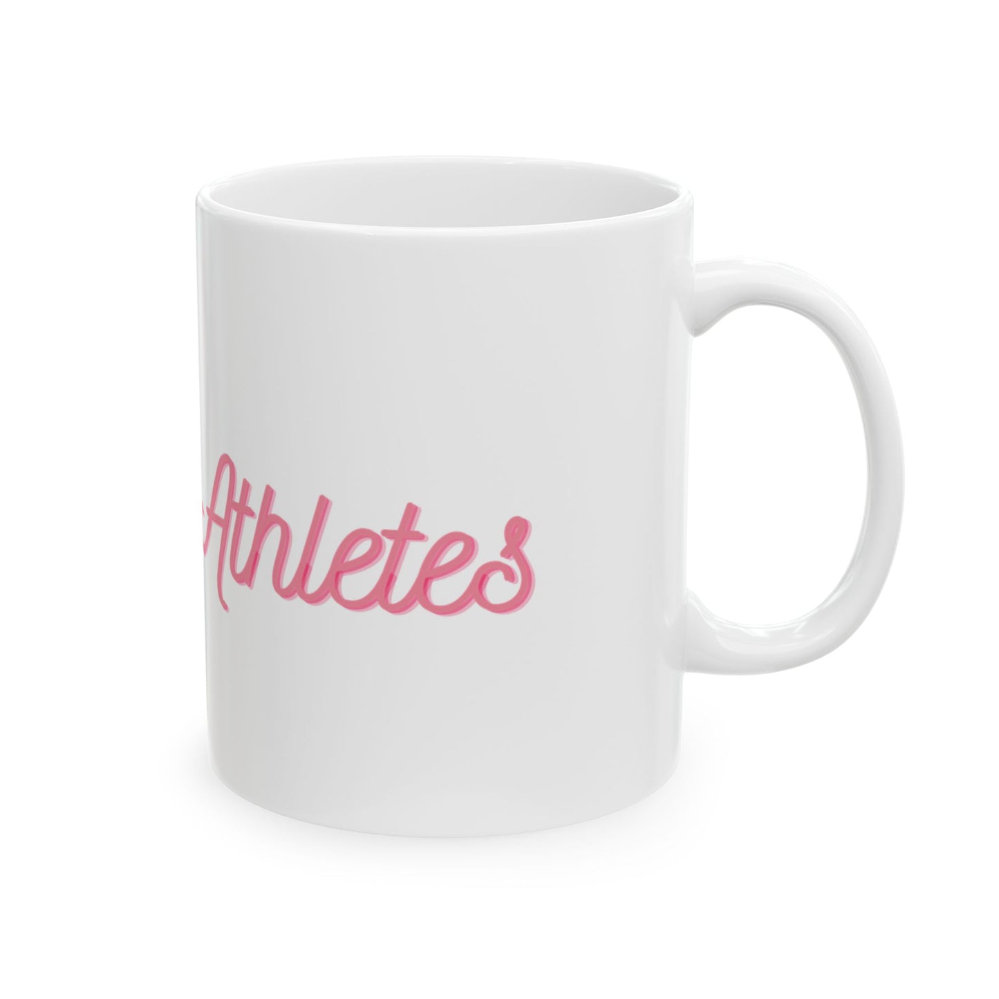 Raising Athletes Ceramic Mug | White
