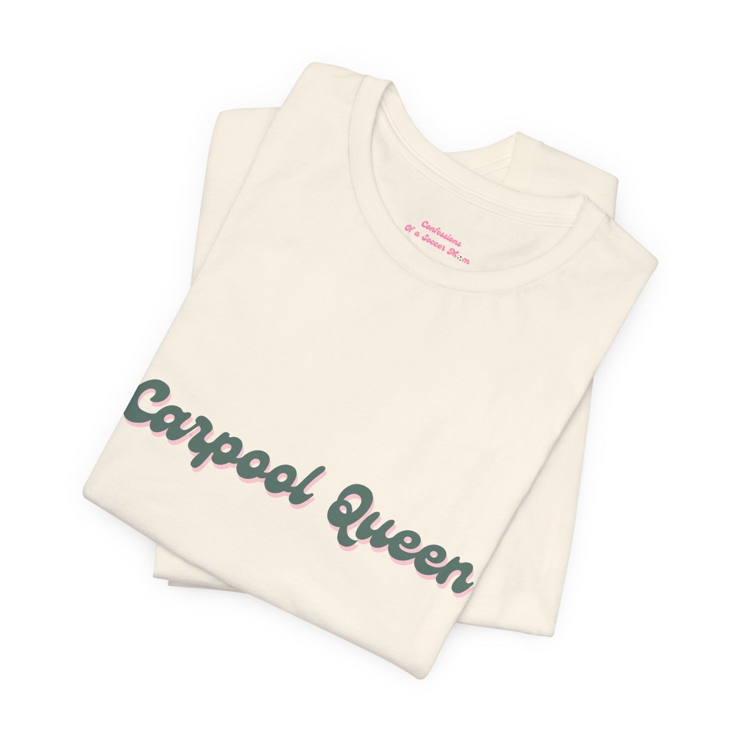 Carpool Queen Green Design | Unisex Jersey Short Sleeve Tee