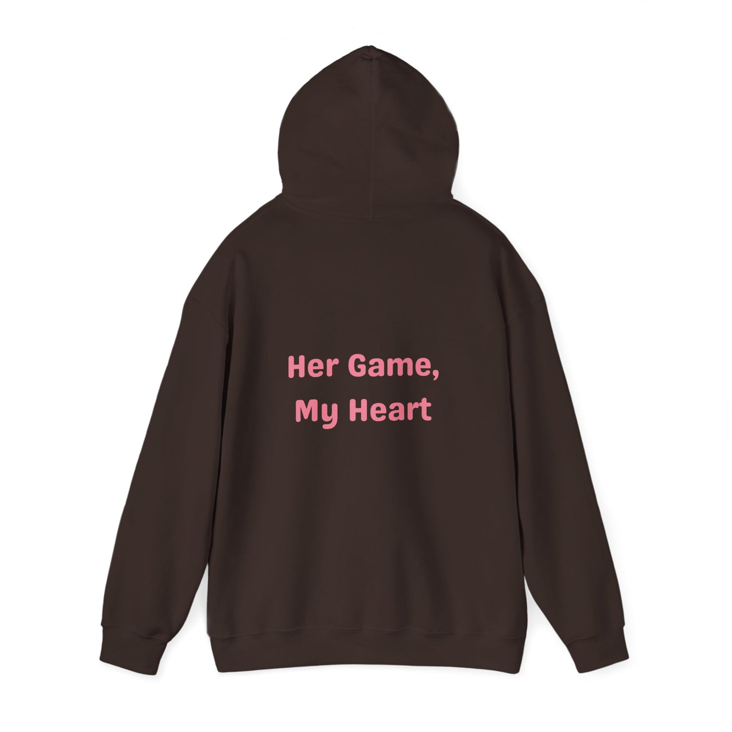 Her Game, My Heart Hoodie | Unisex Heavy Blend™ Hooded Sweatshirt