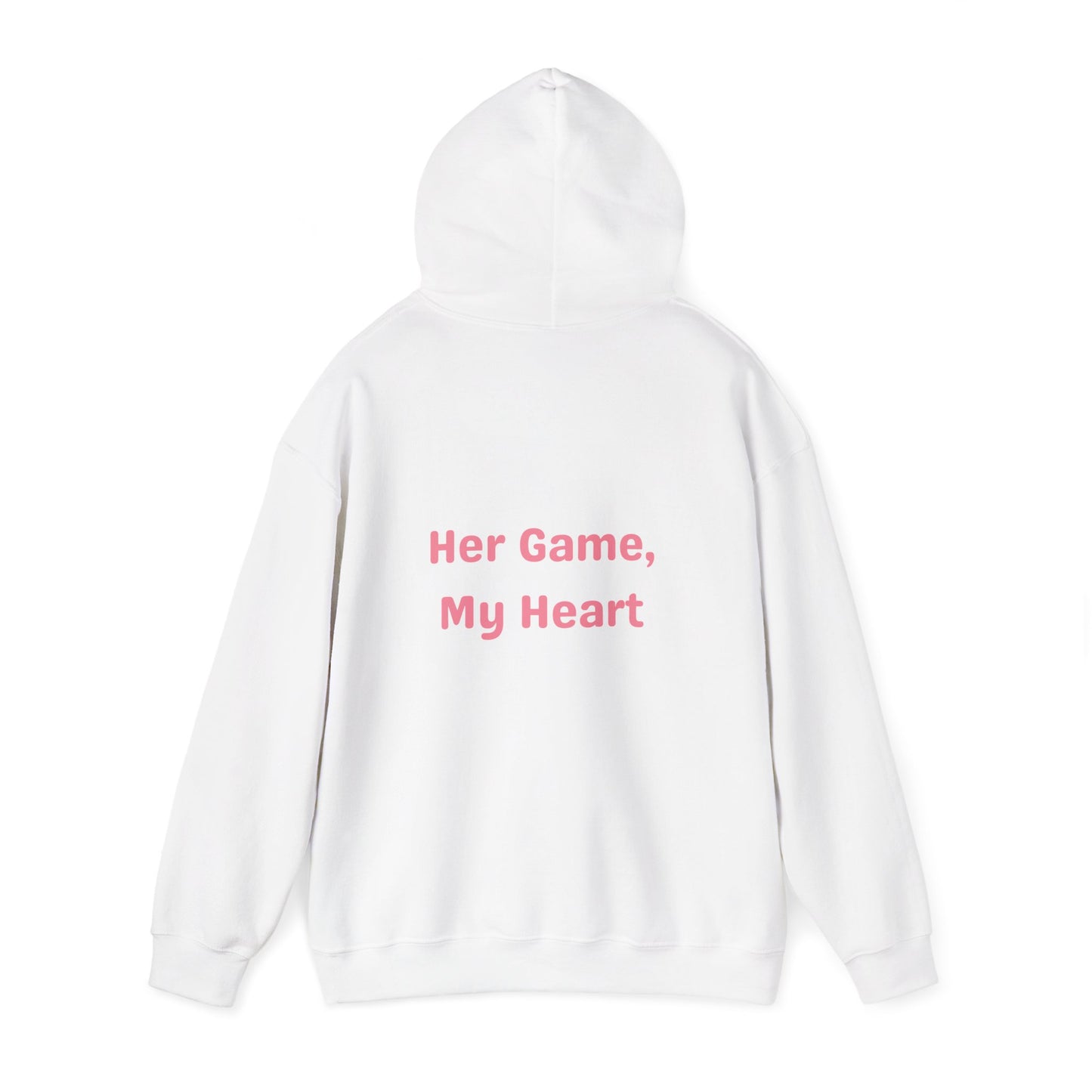 Her Game, My Heart Hoodie | Unisex Heavy Blend™ Hooded Sweatshirt