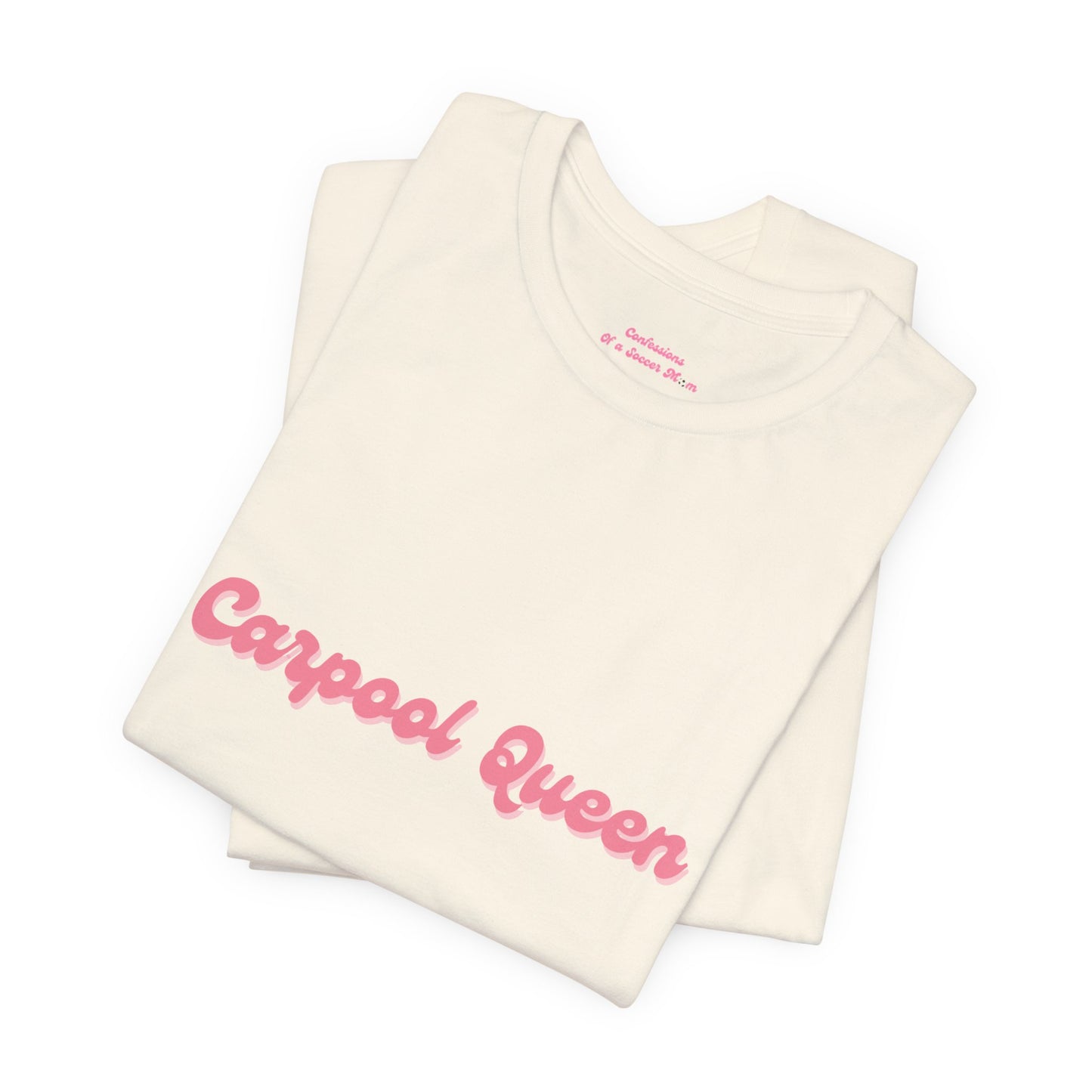 Carpool Queen Pink Design | Unisex Jersey Short Sleeve Tee